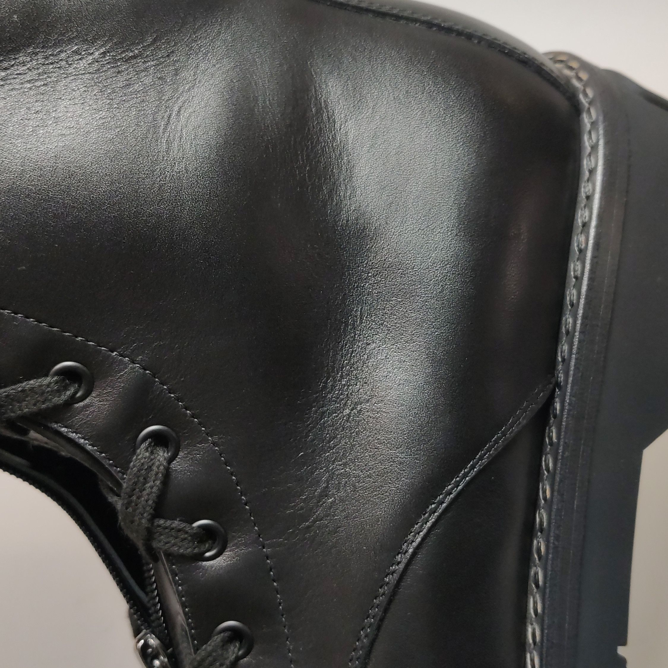 Valentino Valentino Leather Lace-Up Front-Zip Boots 43 Size US 10 / EU 43 - 14 Thumbnail