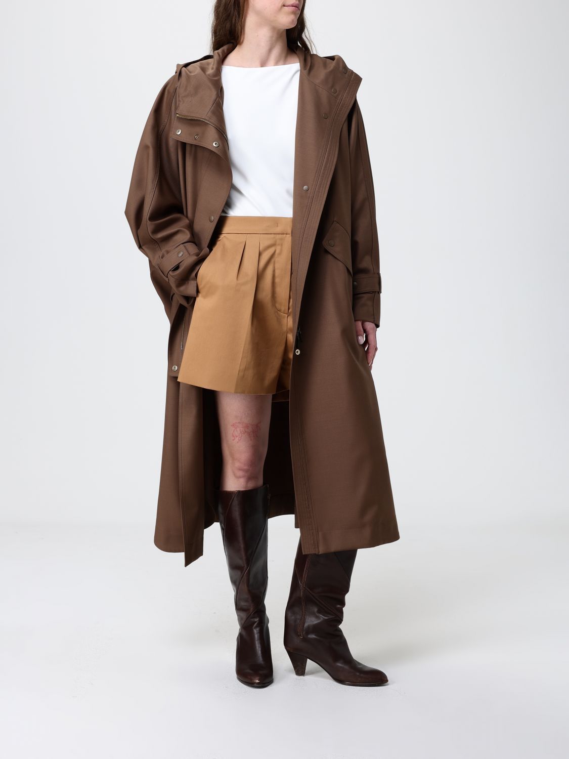 Max Mara Max Mara Jacket Woman Brown Size M / US 6-8 / IT 42-44 - 2 Thumbnail
