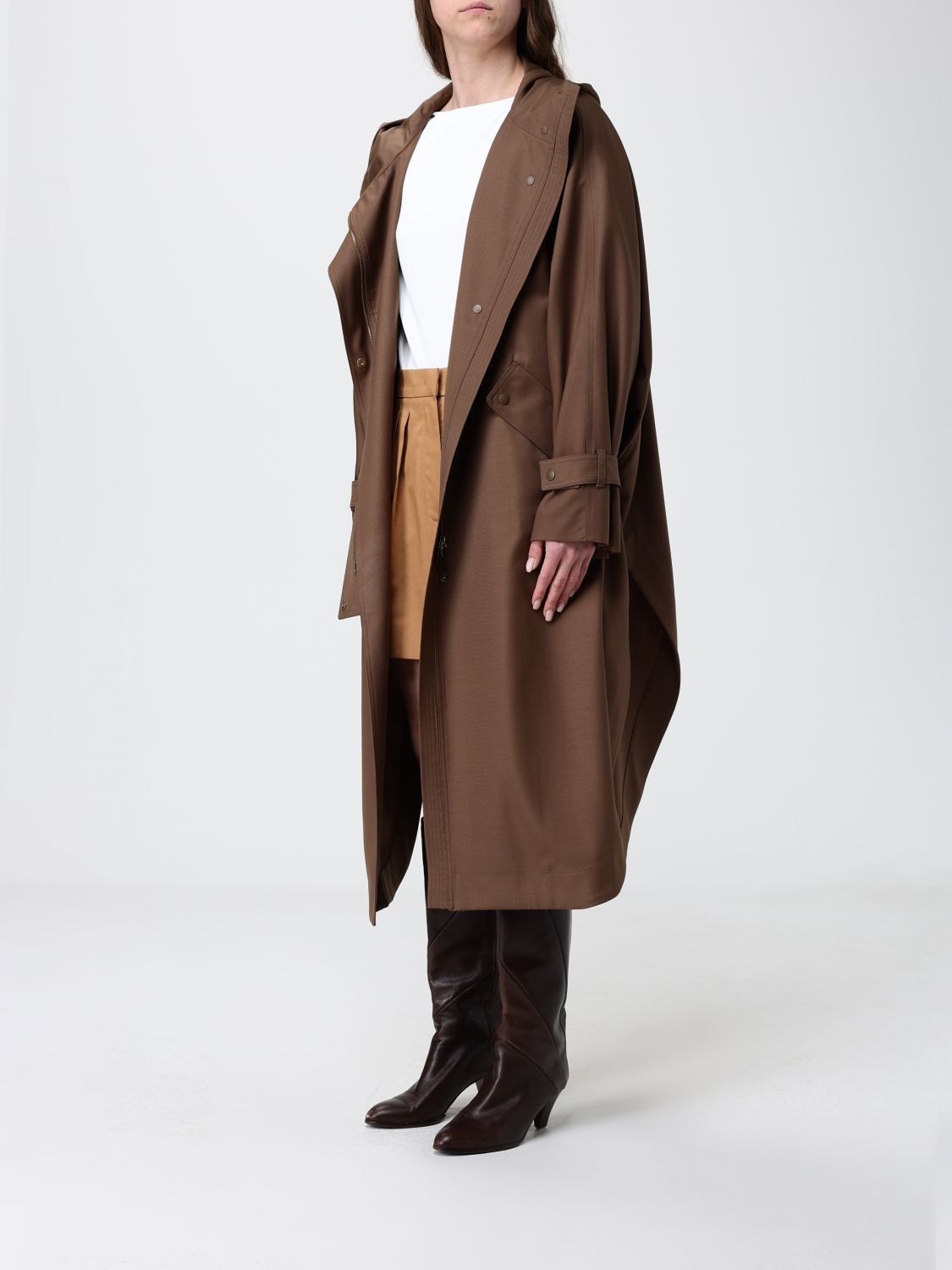 Max Mara Max Mara Jacket Woman Brown Size M / US 6-8 / IT 42-44 - 4 Thumbnail