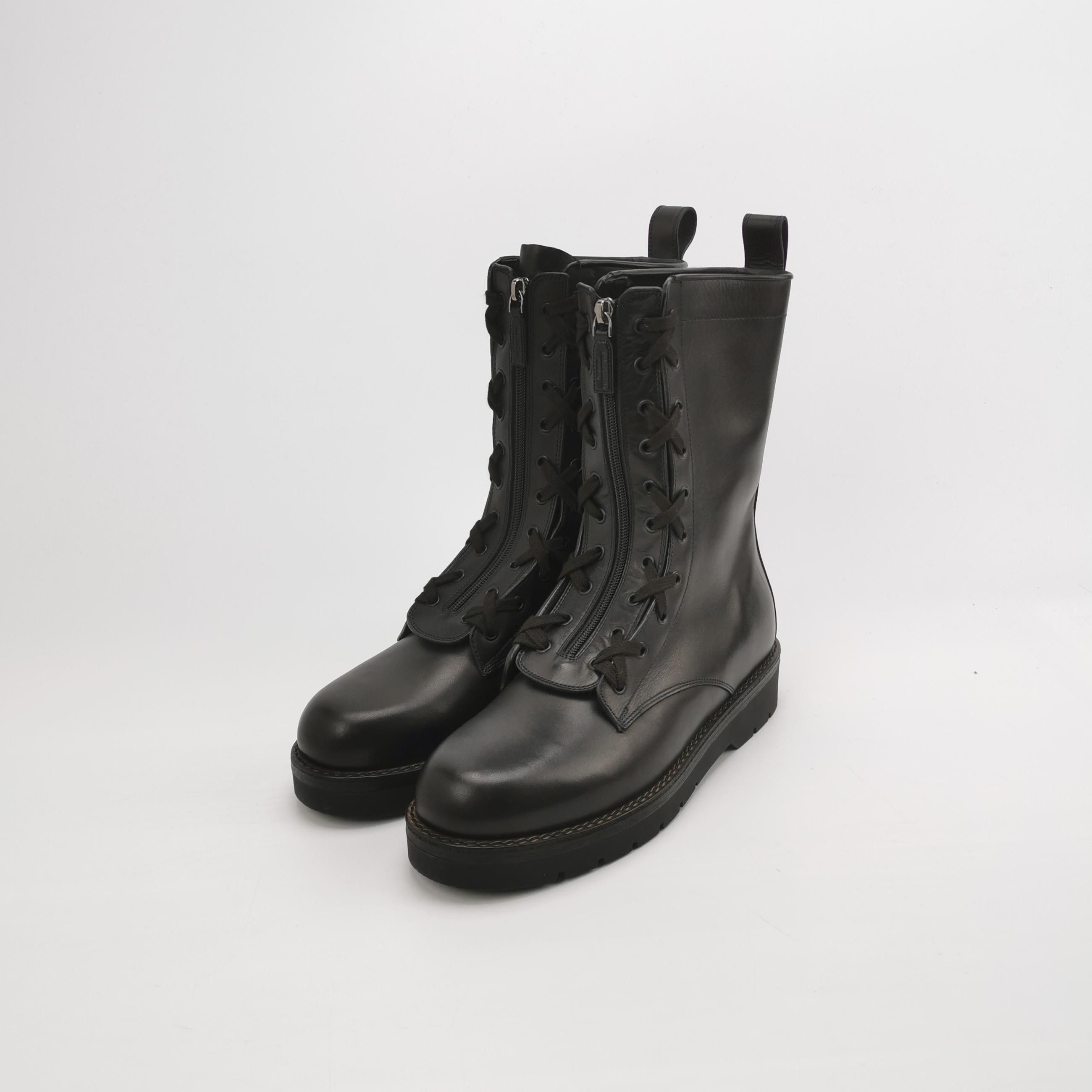 Valentino Valentino Front Zip Leather Boots EU 43 Size US 10 / EU 43 - 3 Thumbnail