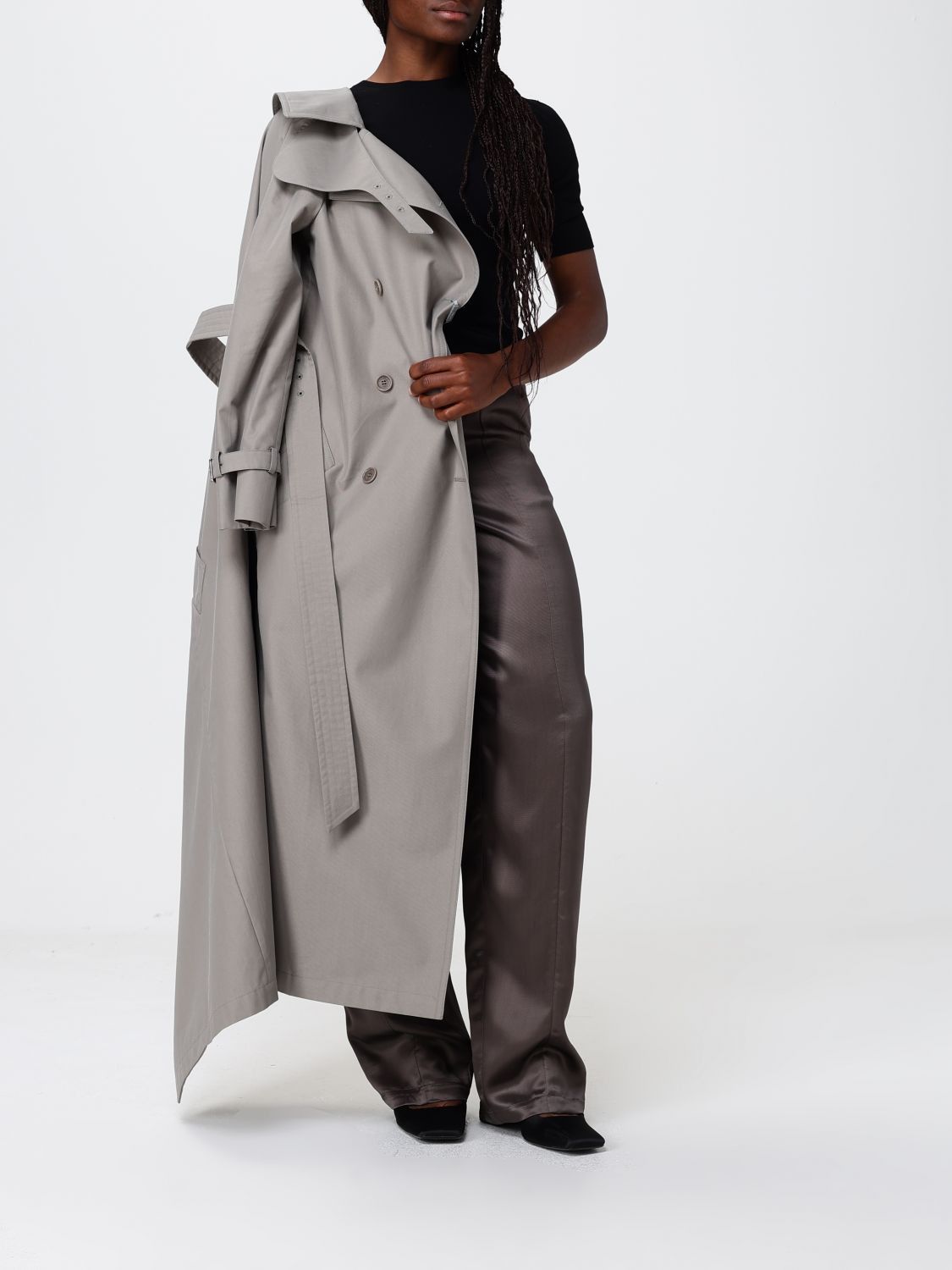 Max Mara Max Mara Jacket Woman Grey Size S / US 4 / IT 40 - 2 Thumbnail