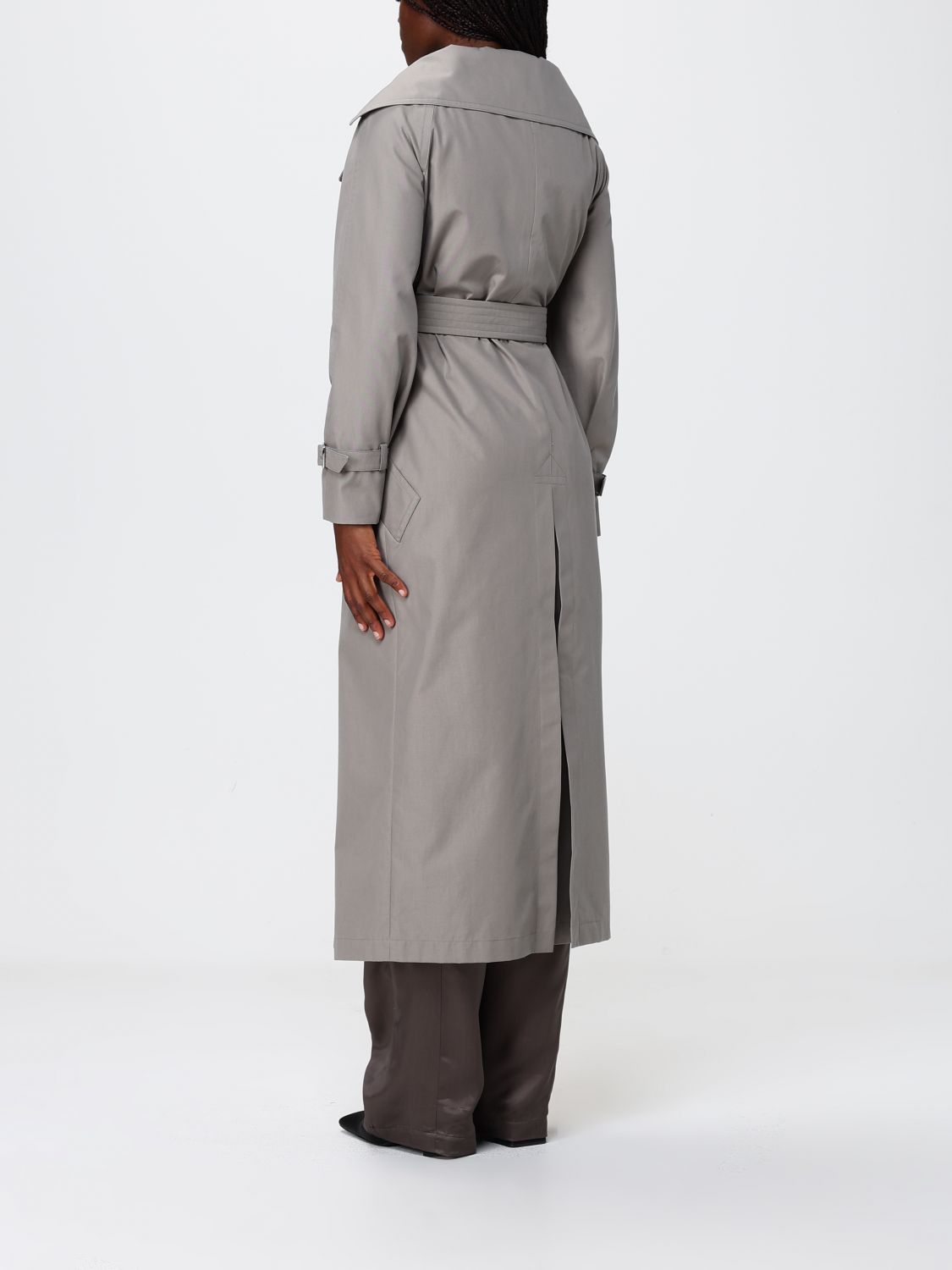 Max Mara Max Mara Jacket Woman Grey Size S / US 4 / IT 40 - 3 Thumbnail
