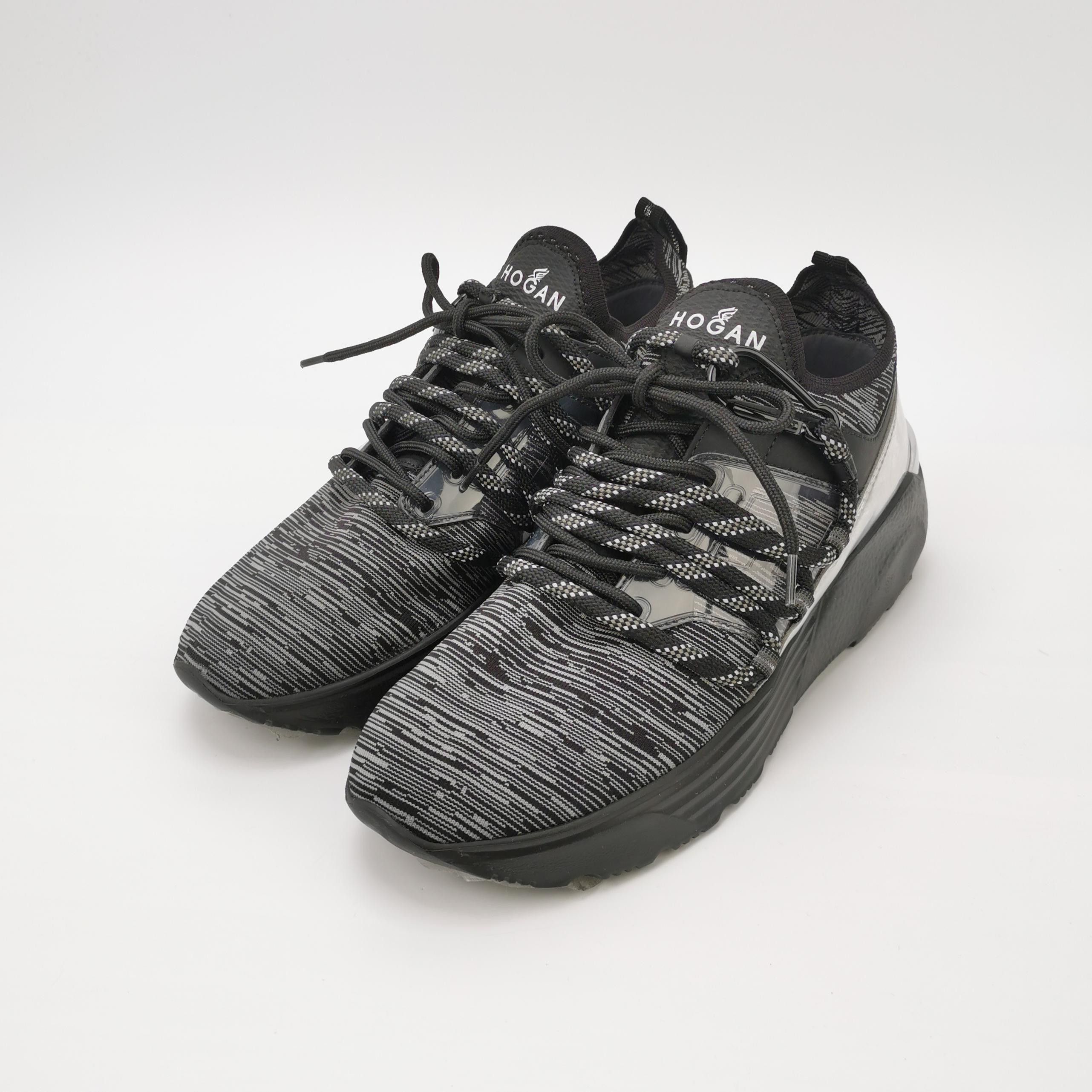 Hogan Hogan Silver Patterned Leather Sneakers EU 39 Size US 6 / EU 39 - 3 Thumbnail