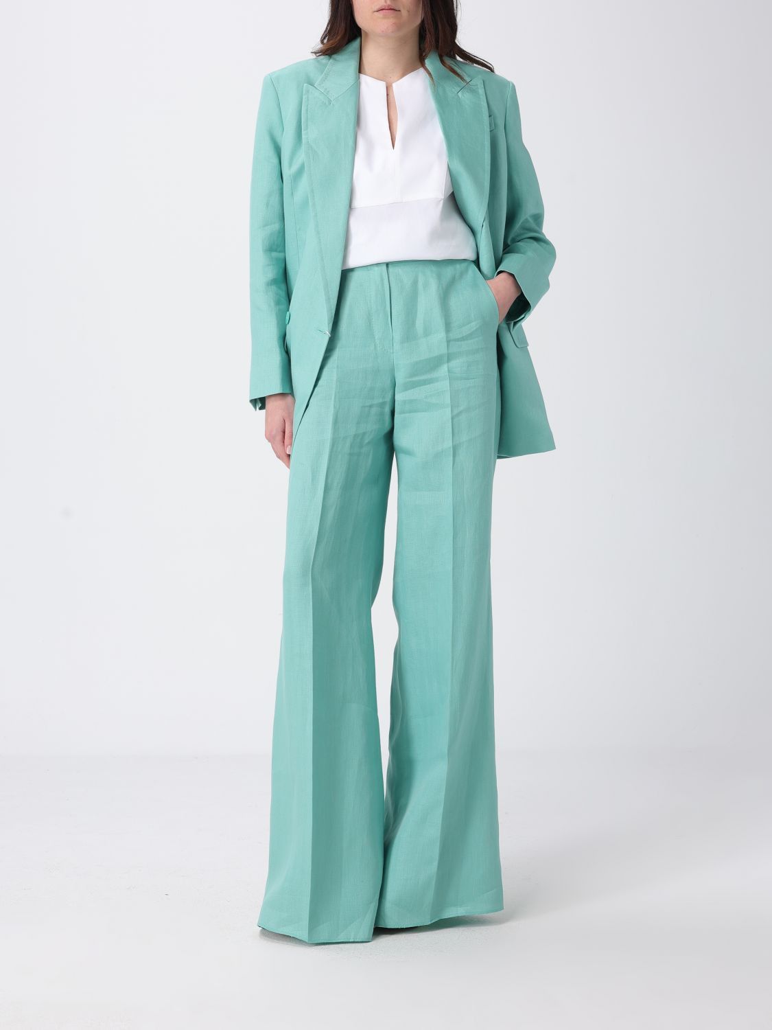 Max Mara Max Mara Jacket Woman Water Size S / US 4 / IT 40 - 2 Thumbnail