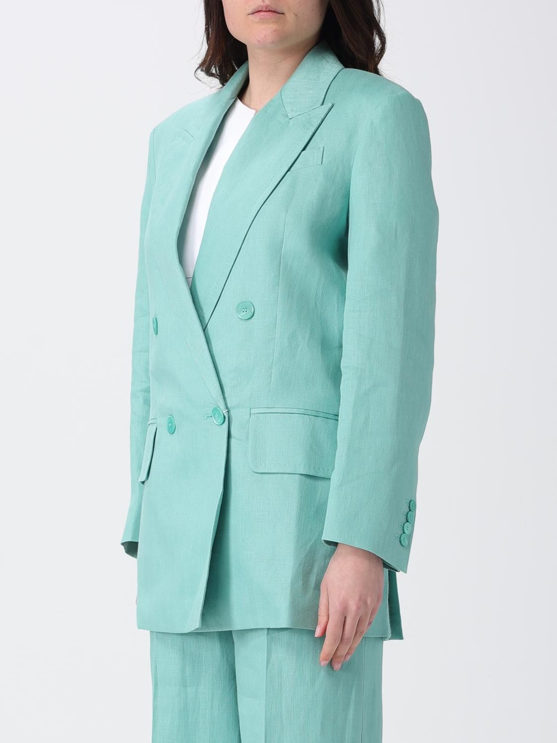 Max Mara Max Mara Jacket Woman Water Size M / US 6-8 / IT 42-44 - 4 Thumbnail