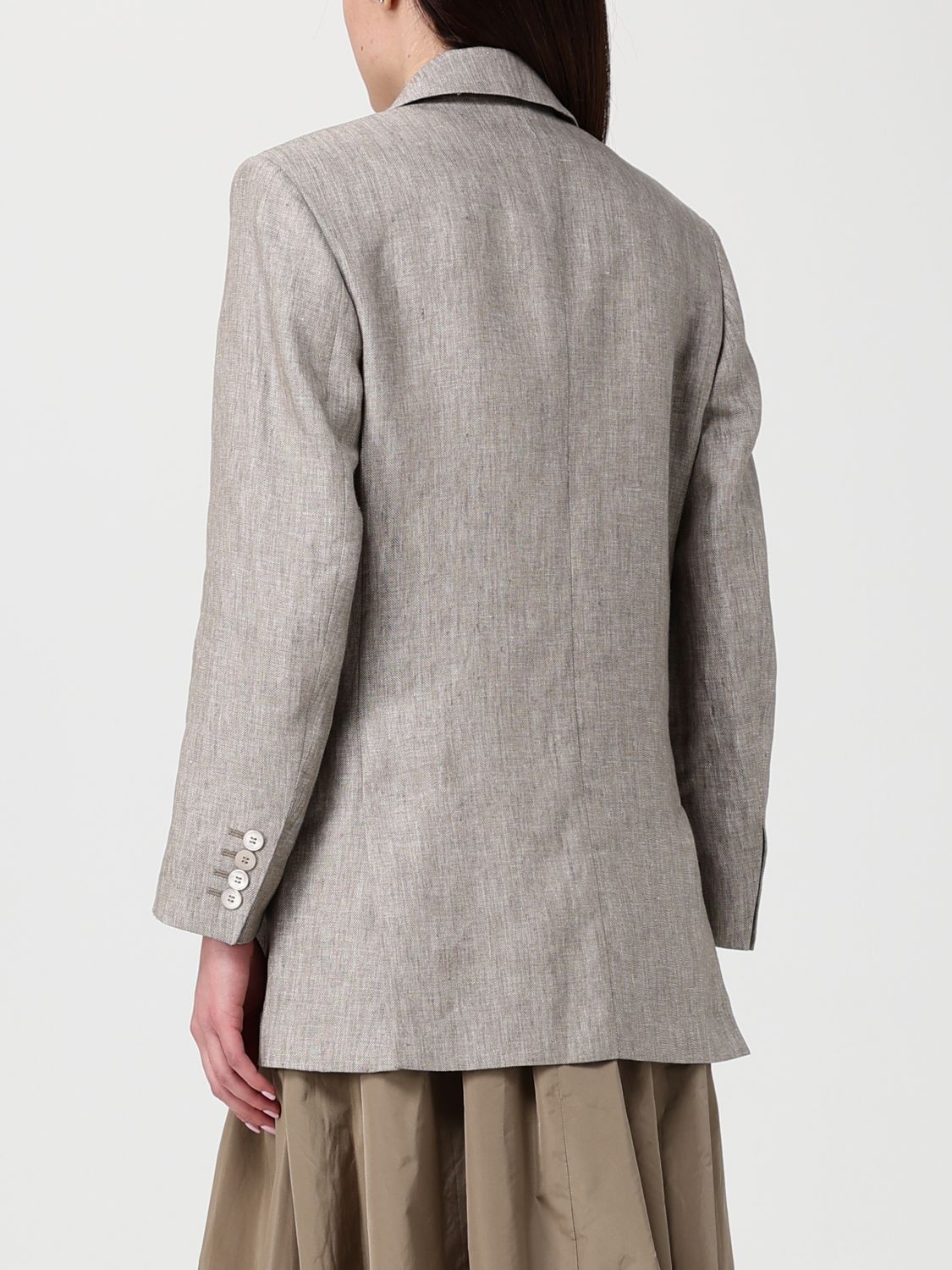 Max Mara Max Mara Jacket Woman Grey 1 Size M / US 6-8 / IT 42-44 - 3 Thumbnail