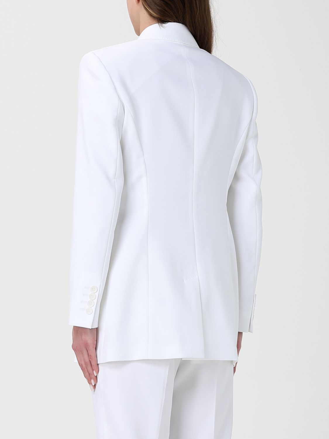 Max Mara Max Mara Jacket Woman White Size M / US 6-8 / IT 42-44 - 3 Thumbnail
