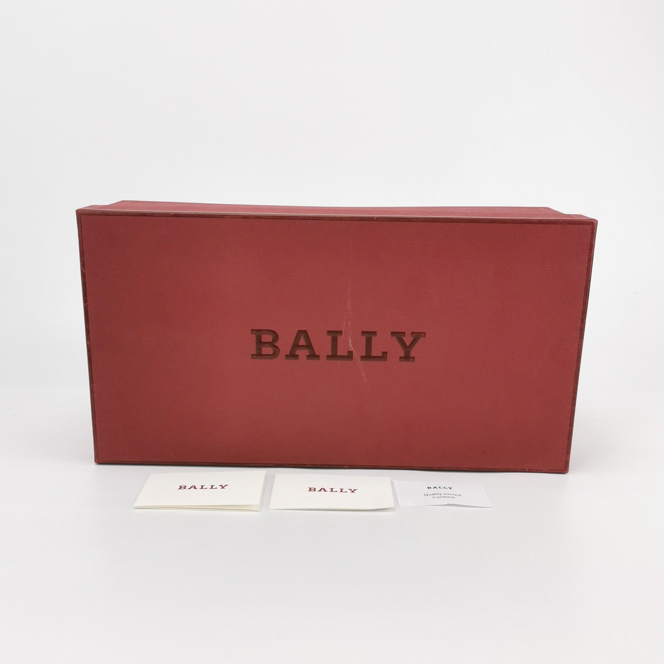 Bally Bally Grained Leather Striped Loafers 38.5 Size US 8.5 / IT 38.5 - 7 Thumbnail