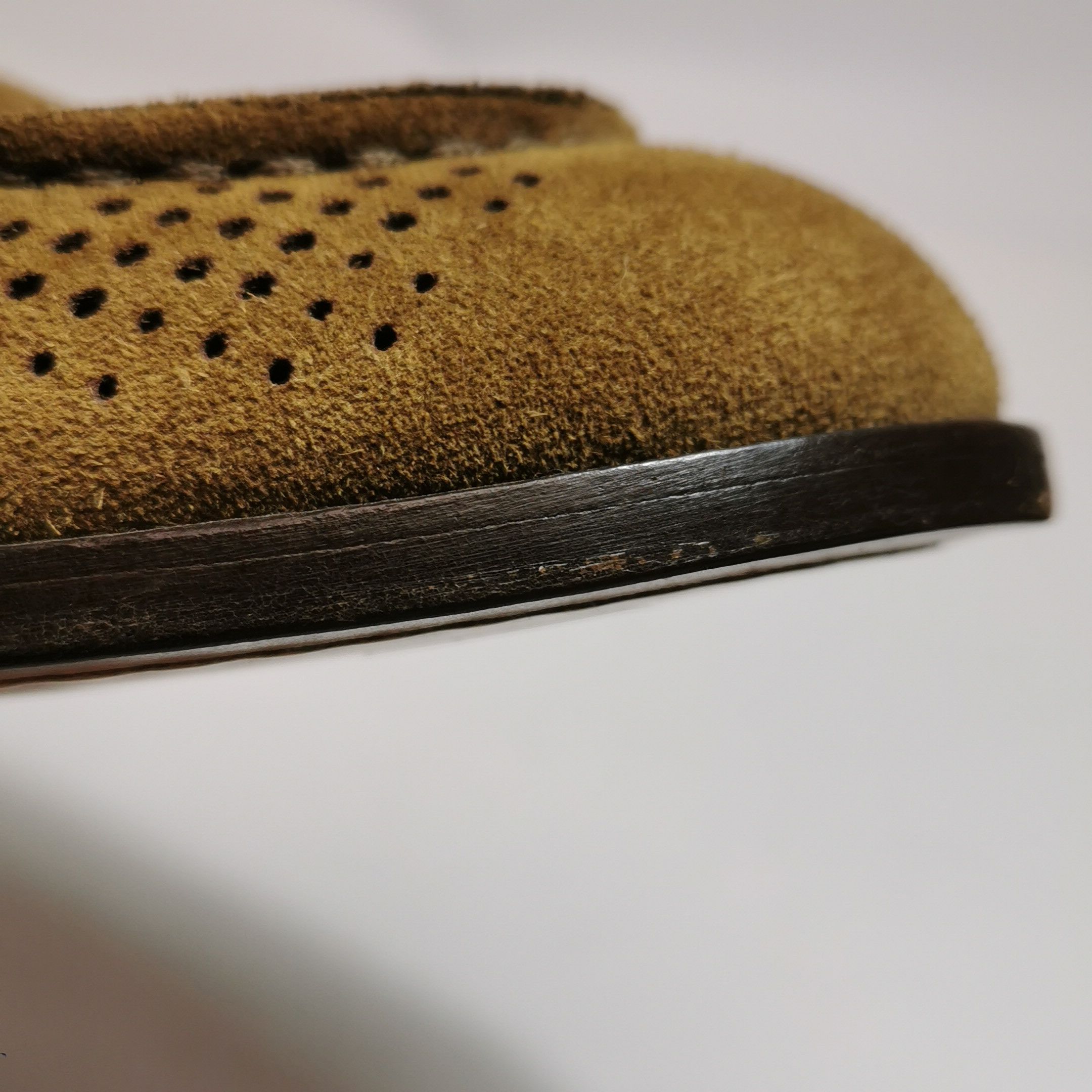Bally Bally Perforated Suede Penny Loafers US 9.5 Size US 9 / EU 42 - 9 Thumbnail