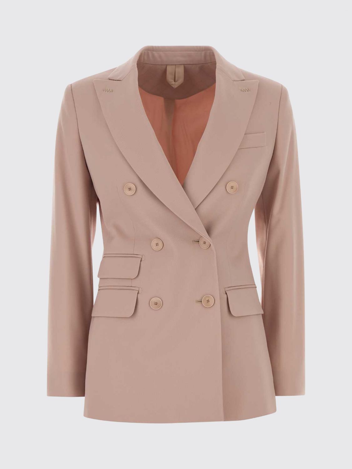 Max Mara Max Mara Jacket Woman Pink Size XS / US 0-2 / IT 36-38 - 2 Thumbnail