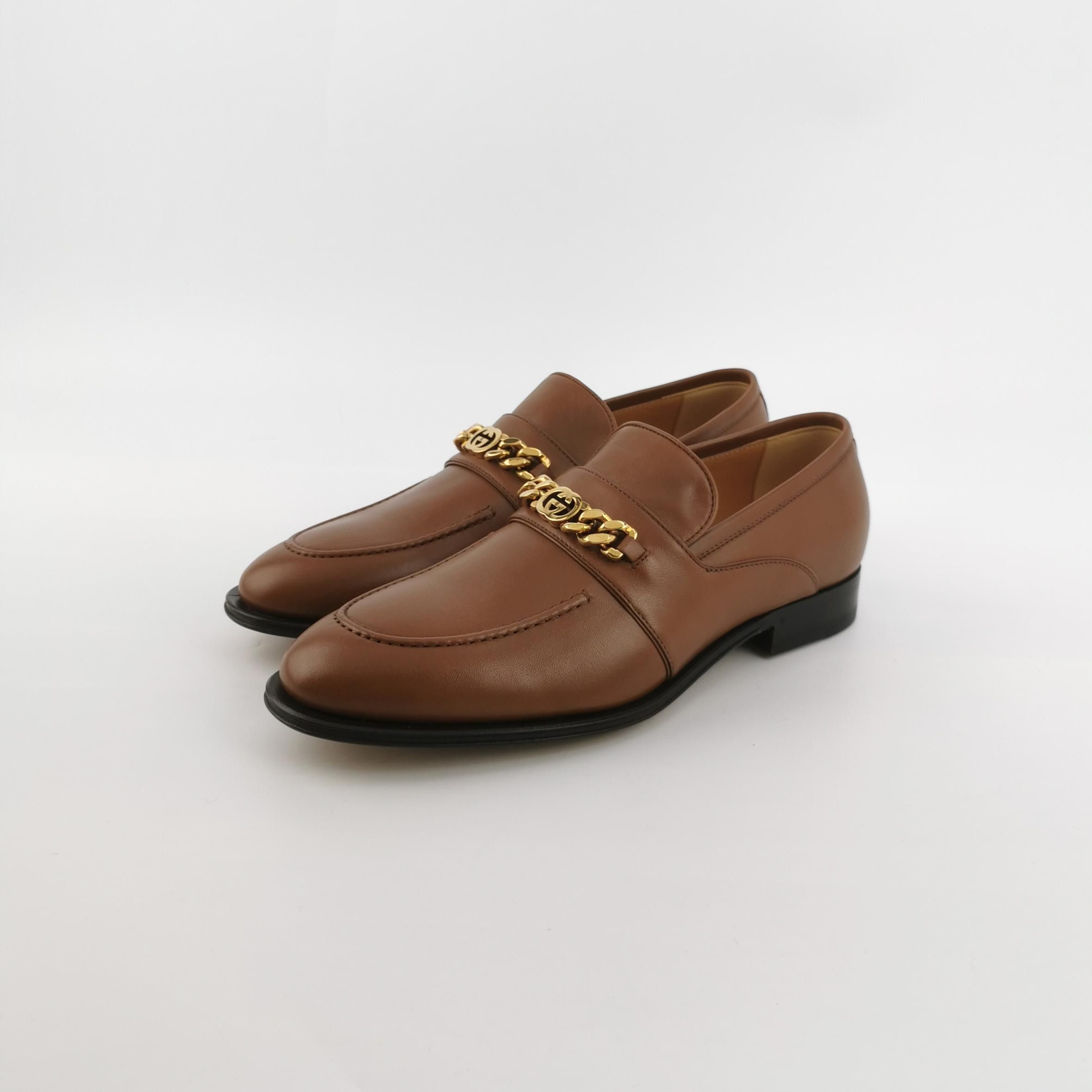 Gucci Gucci Chain Interlocking G Loafers US 8.5 Size US 8 / EU 41 - 3 Thumbnail