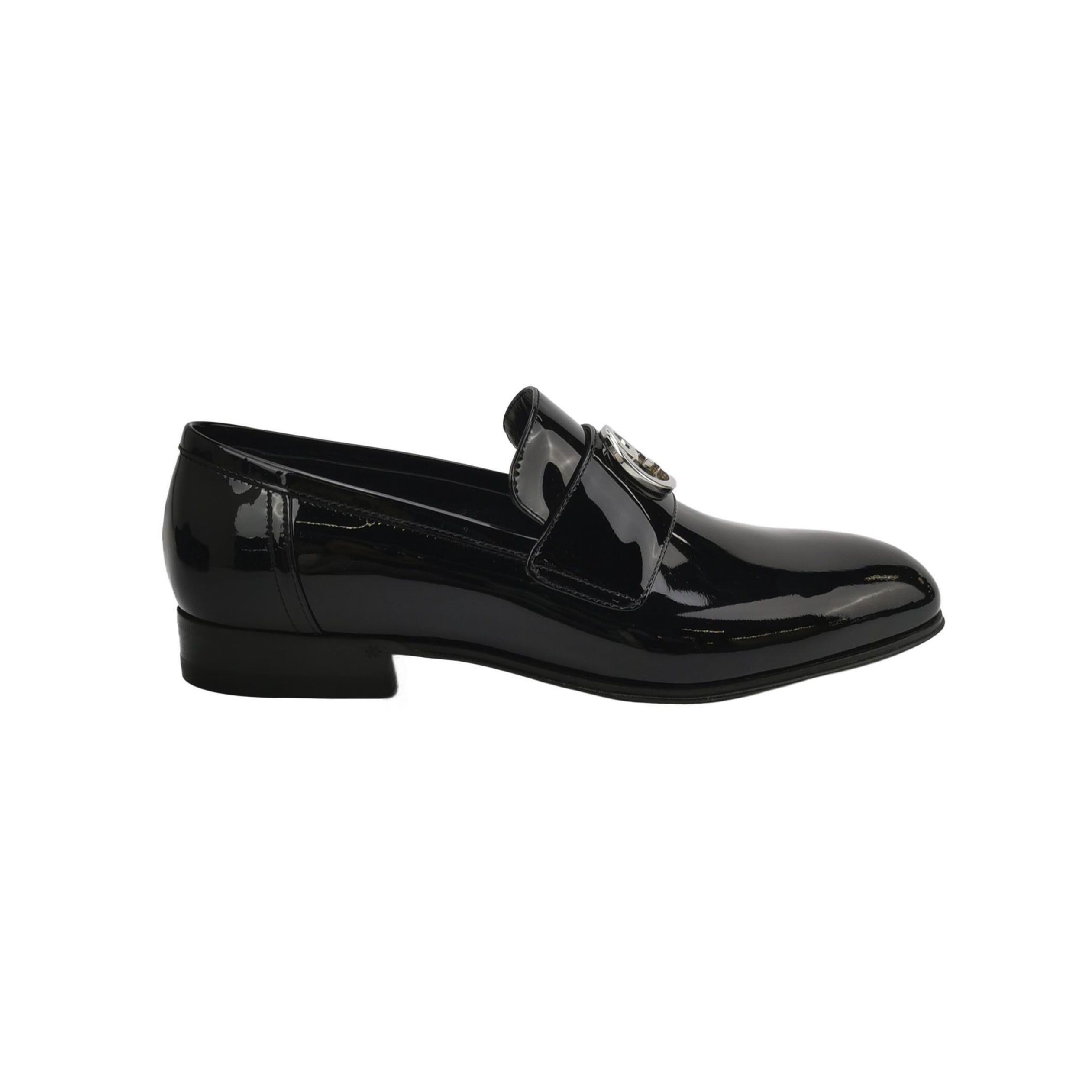 Gucci Gucci Interlocking G Patent Leather Loafers EU 38.5 Size US 5.5 / EU 38 - 2 Thumbnail
