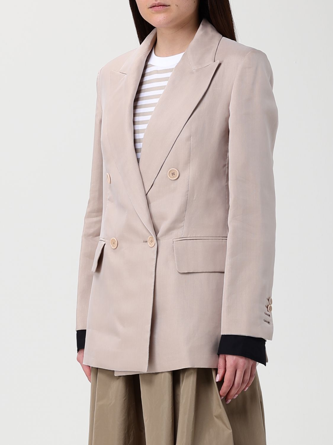 Max Mara Max Mara Jacket Woman Brown Size M / US 6-8 / IT 42-44 - 4 Thumbnail
