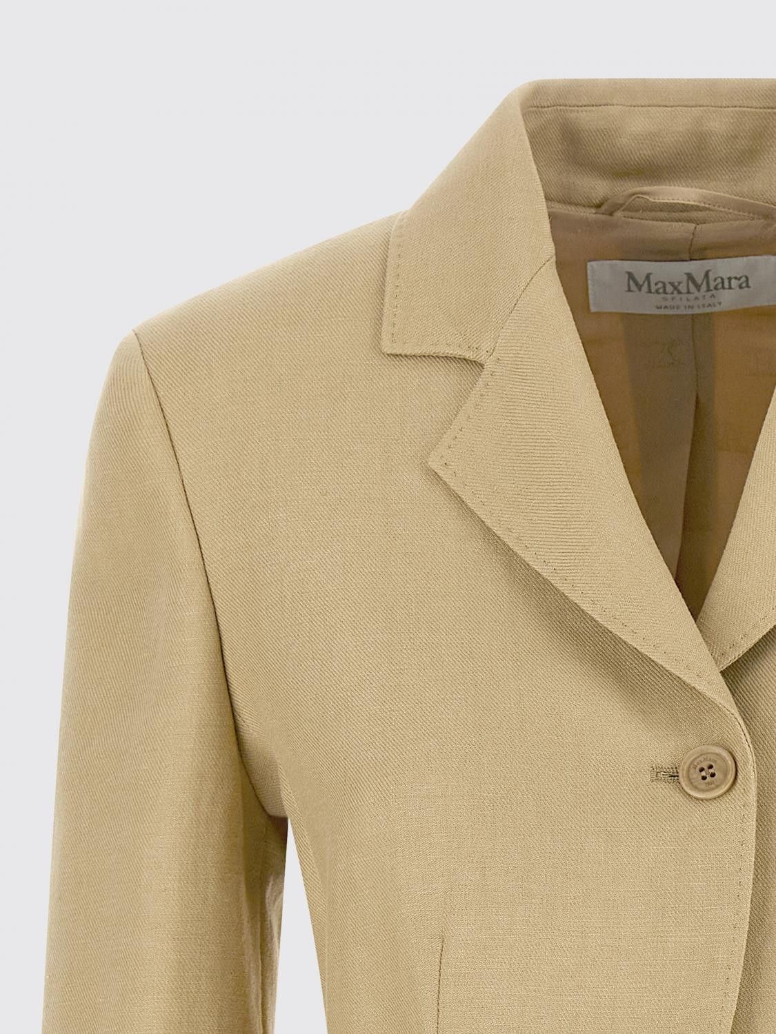 Max Mara Max Mara Jacket Woman Camel Size S / US 4 / IT 40 - 4 Thumbnail