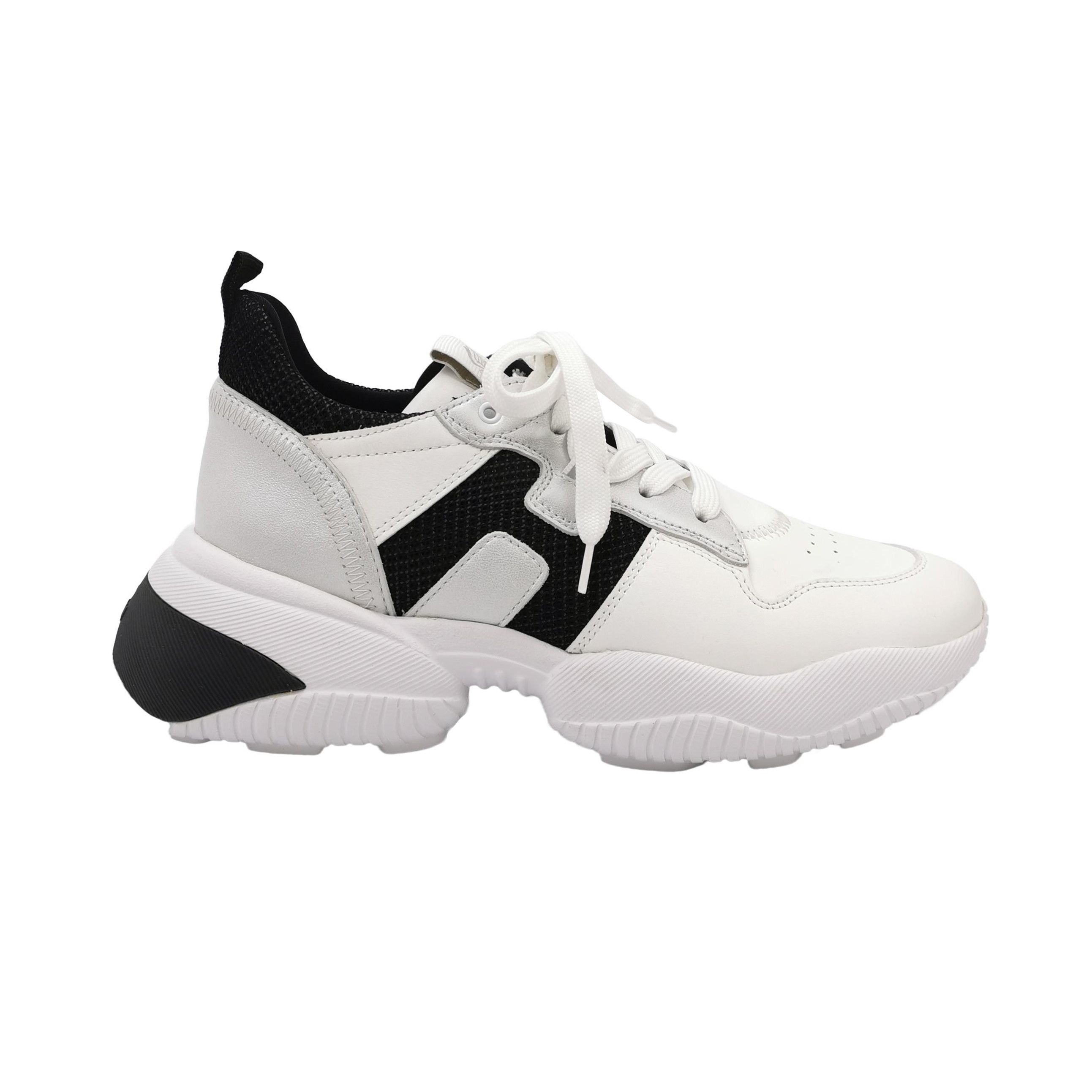 Hogan Hogan Interaction Leather Mesh Sneakers 40 Size US 7 / EU 40 - 2 Thumbnail