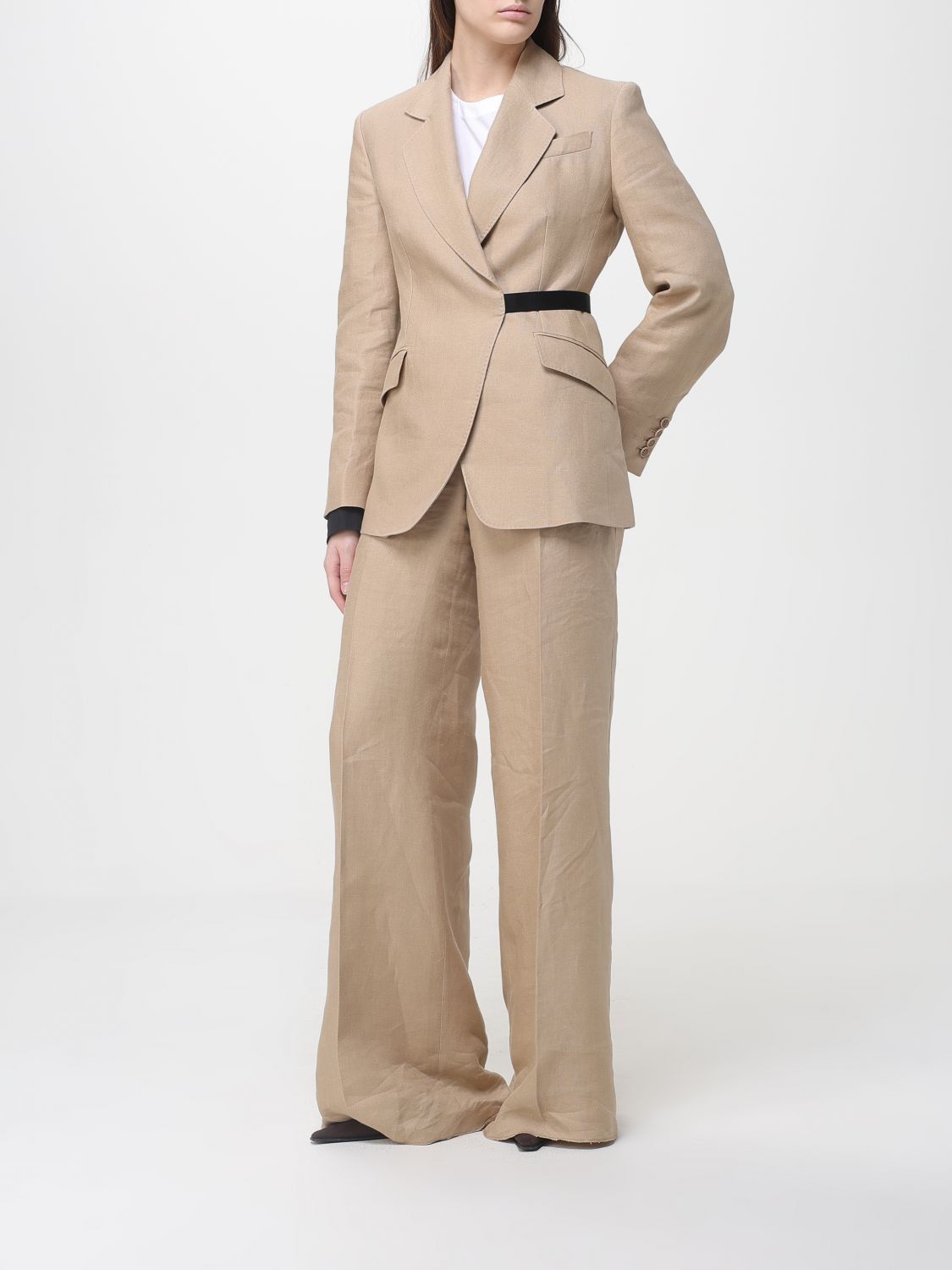 Max Mara Max Mara Jacket Woman Brown Size M / US 6-8 / IT 42-44 - 2 Thumbnail