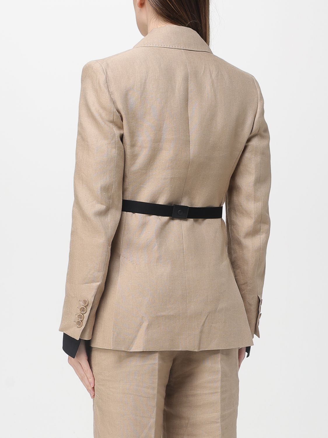 Max Mara Max Mara Jacket Woman Brown Size L / US 10 / IT 46 - 3 Thumbnail