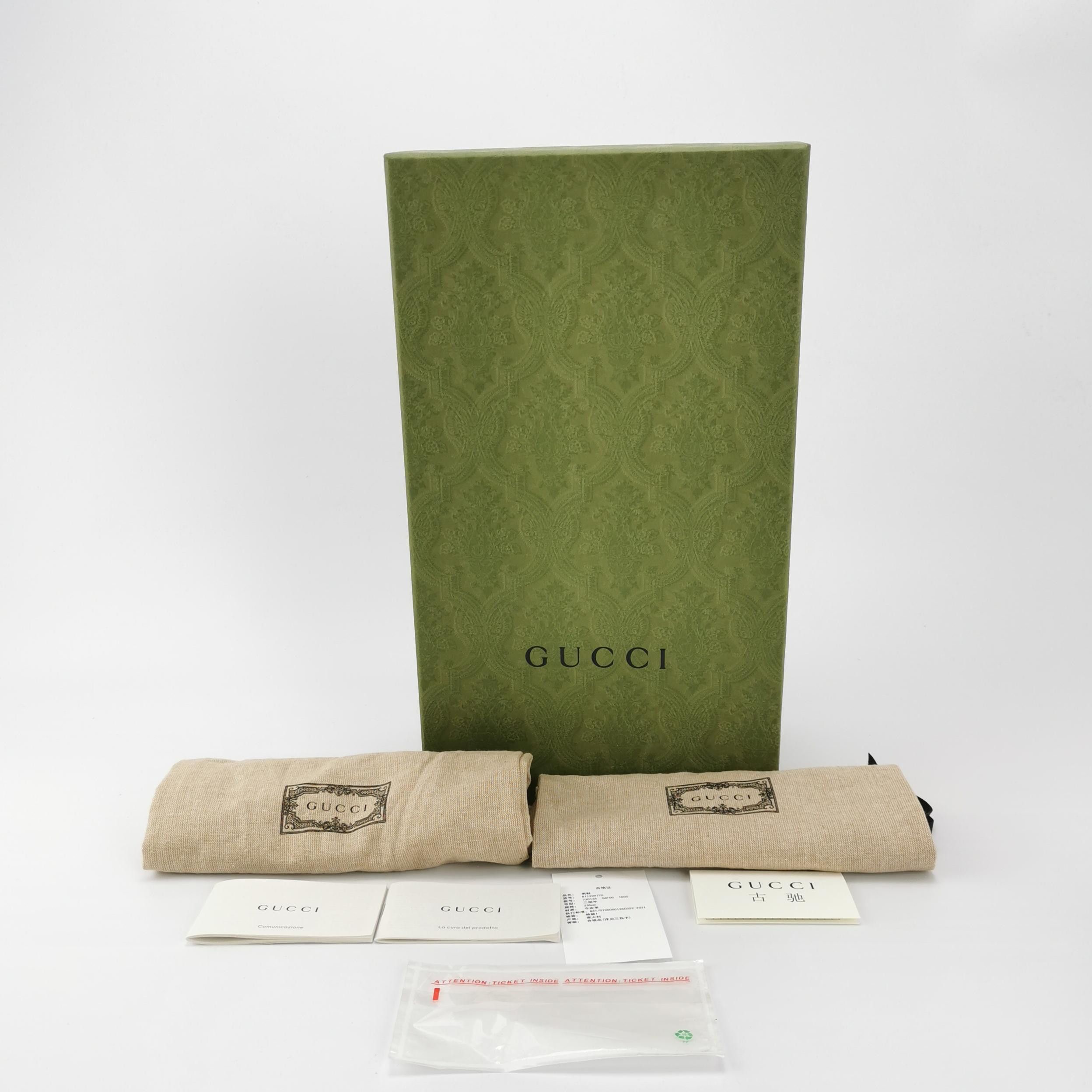 Gucci Gucci Interlocking G Leather Loafers IT 38.5 Size US 8.5 / IT 38.5 - 7 Thumbnail