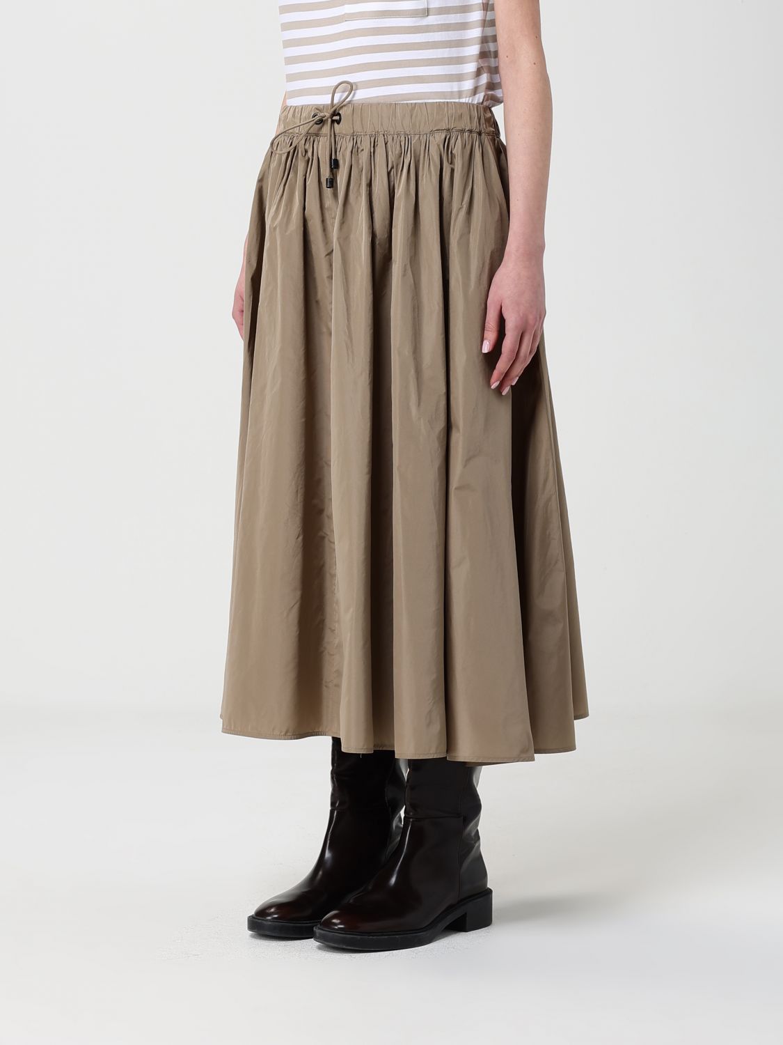 Max Mara Max Mara Skirt Woman Kaki Size 30" / US 8 / IT 44 - 4 Thumbnail