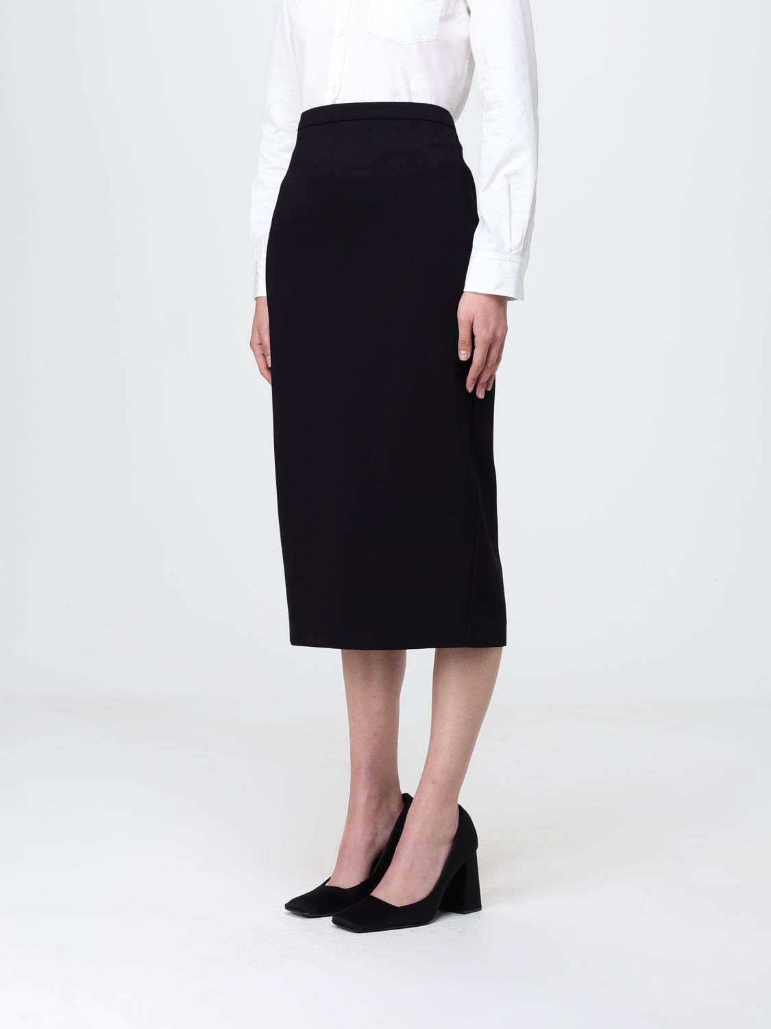 Max Mara Max Mara Skirt Woman Black Size 27" / US 4 / IT 40 - 4 Thumbnail