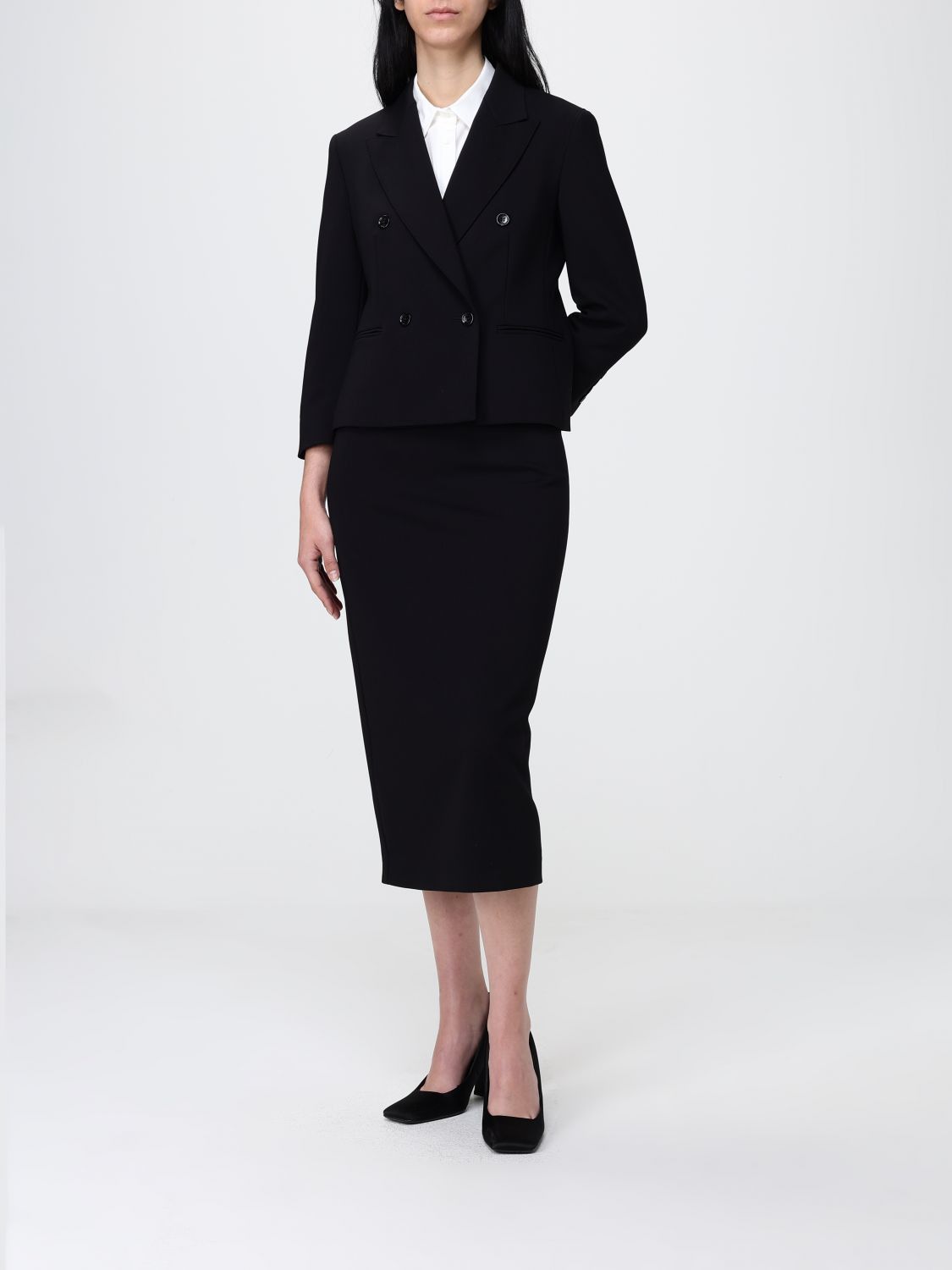 Max Mara Max Mara Skirt Woman Black Size 28" / US 6 / IT 42 - 2 Thumbnail