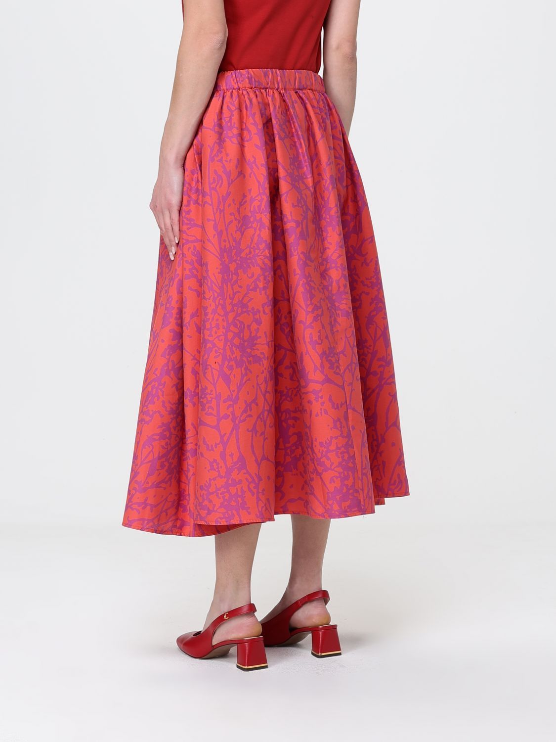 Max Mara Max Mara Skirt Woman Coral Size 28" / US 6 / IT 42 - 3 Thumbnail