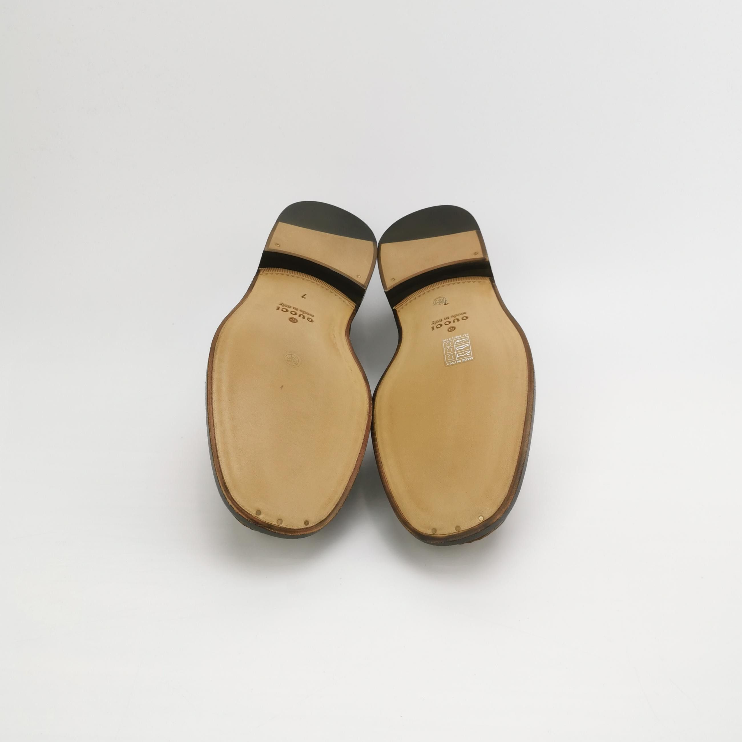 Gucci Gucci Horsebit Embossed Leather Loafers 41 Size US 8 / EU 41 - 6 Thumbnail
