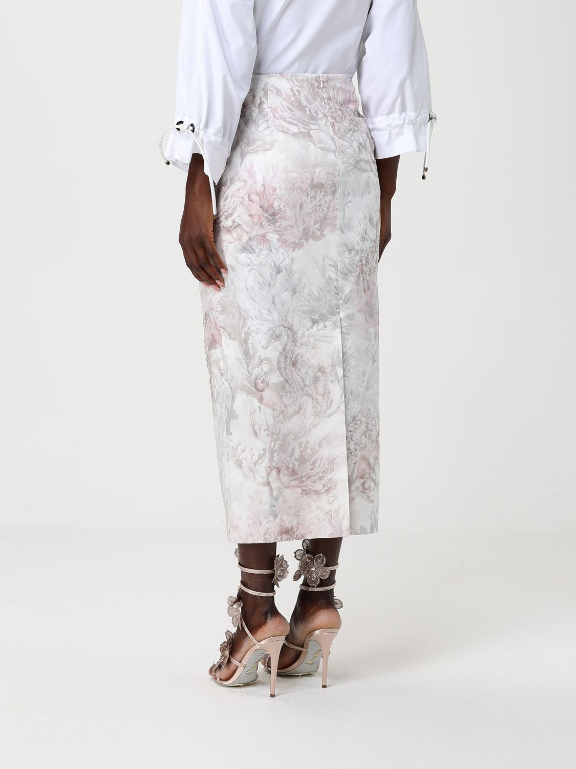 Max Mara Max Mara Skirt Woman White Size 28" / US 6 / IT 42 - 3 Thumbnail