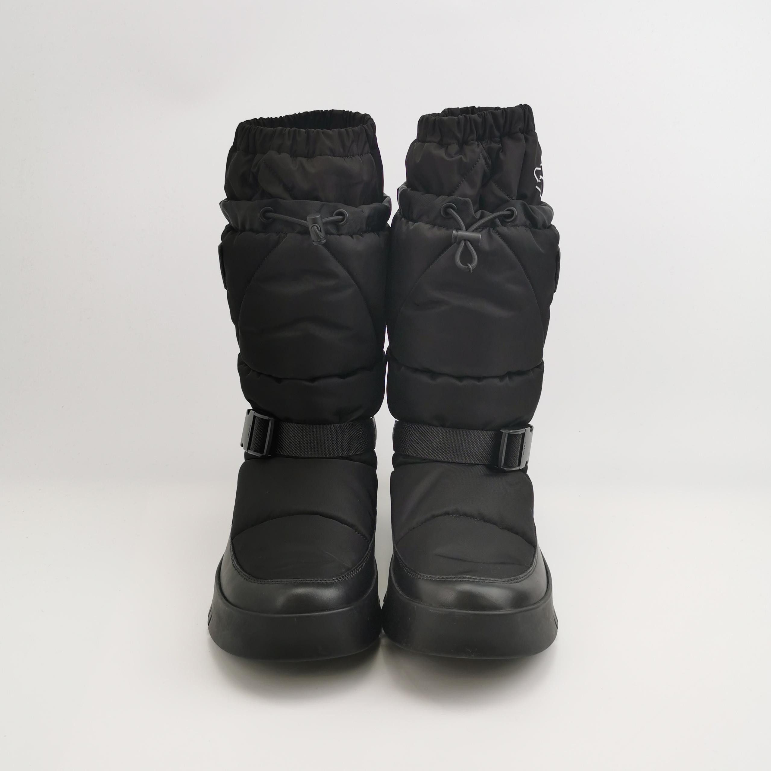 Prada Prada Padded Nylon Triangle Logo Boots EU 42 Size US 9 / EU 42 - 4 Thumbnail