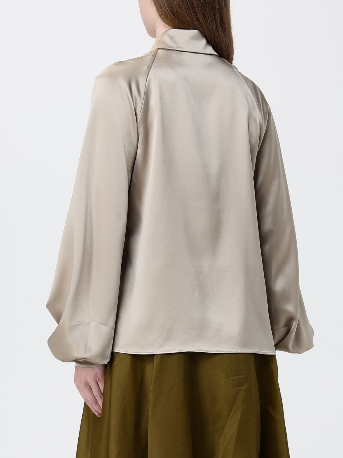 Max Mara Max Mara Shirt Woman Sand Size M / US 6-8 / IT 42-44 - 3 Thumbnail