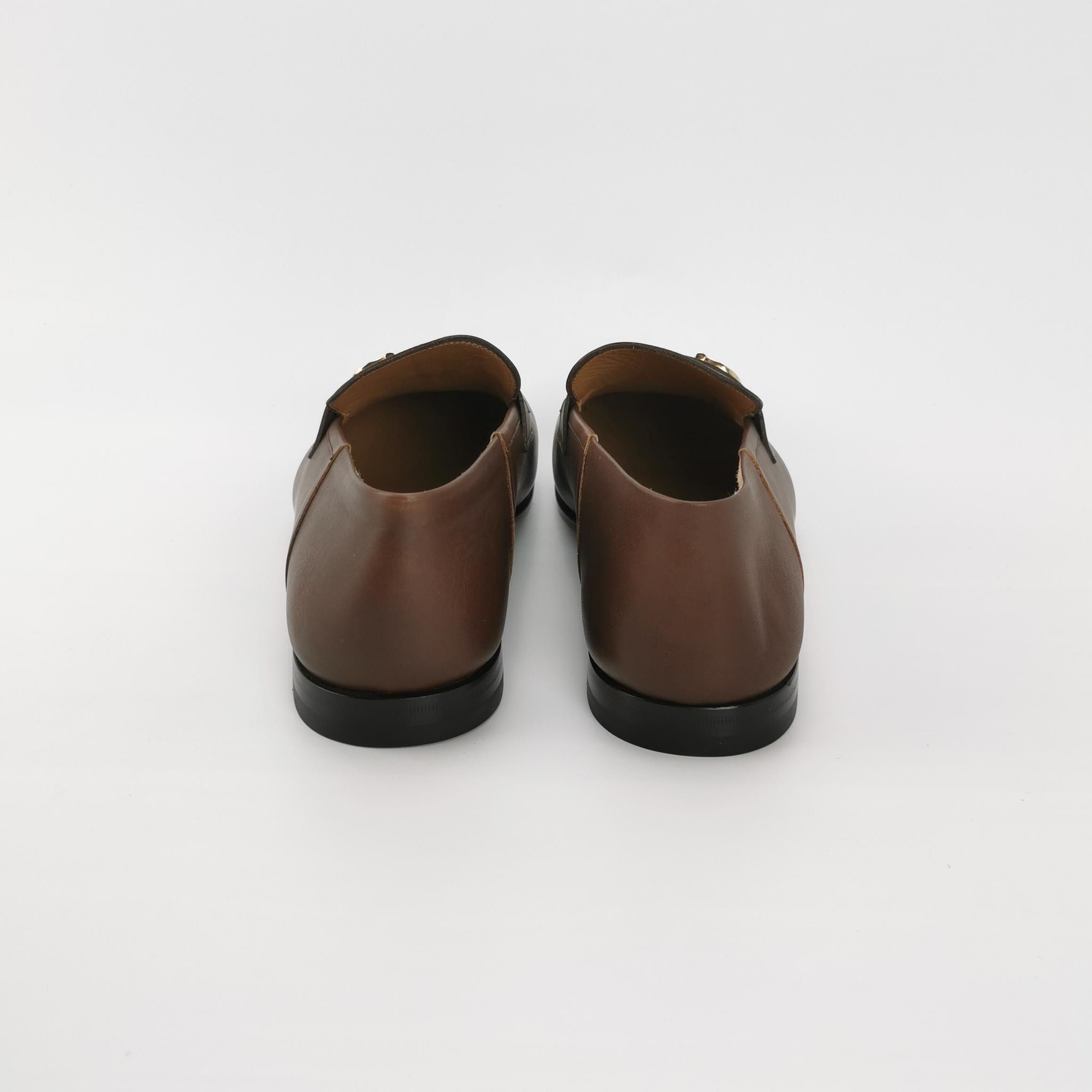 Salvatore Ferragamo Salvatore Ferragamo Gancini Bit Leather Loafers 9.5 Size US 10 / EU 43 - 5 Thumbnail