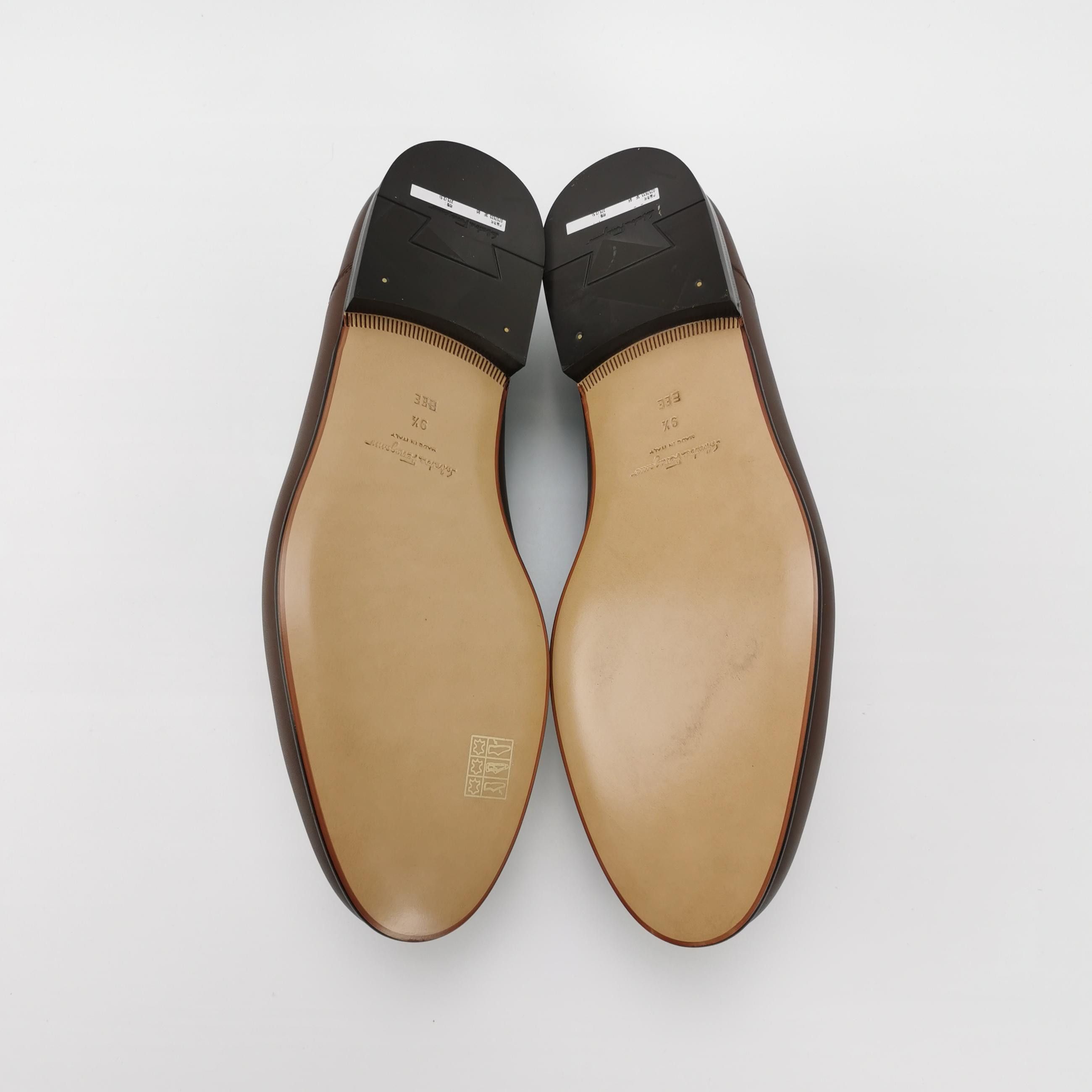 Salvatore Ferragamo Salvatore Ferragamo Gancini Bit Leather Loafers 9.5 Size US 10 / EU 43 - 6 Thumbnail