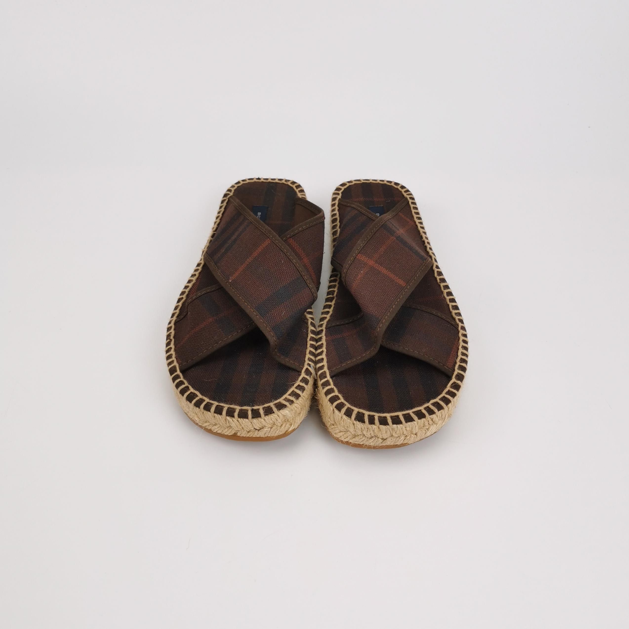 Burberry Burberry Check Canvas Espadrille Sandals Size 40 Size US 7 / EU 40 - 4 Thumbnail