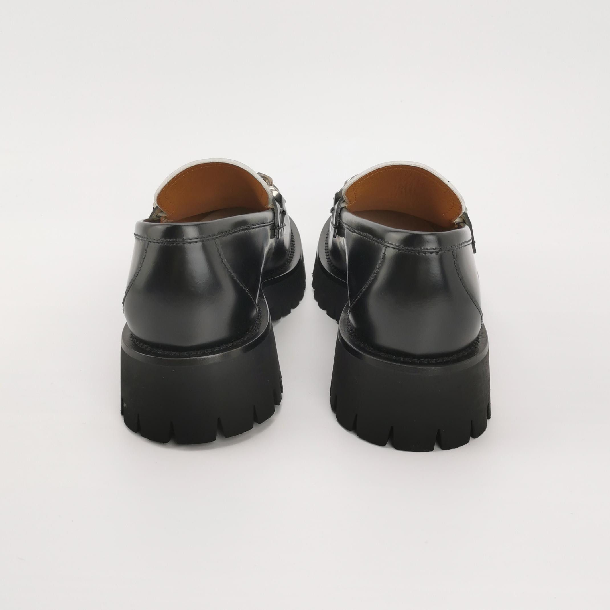 Gucci Gucci Interlocking G Bicolor Leather Loafers US 6 Size US 6 / EU 39 - 5 Thumbnail