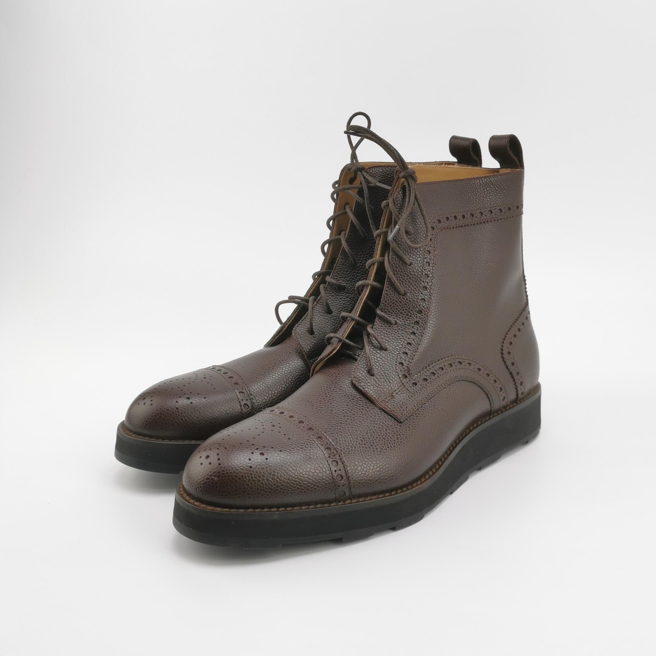 Hermes Hermes Grained Leather Brogue Boots EU 42 Size US 9 / EU 42 - 3 Thumbnail
