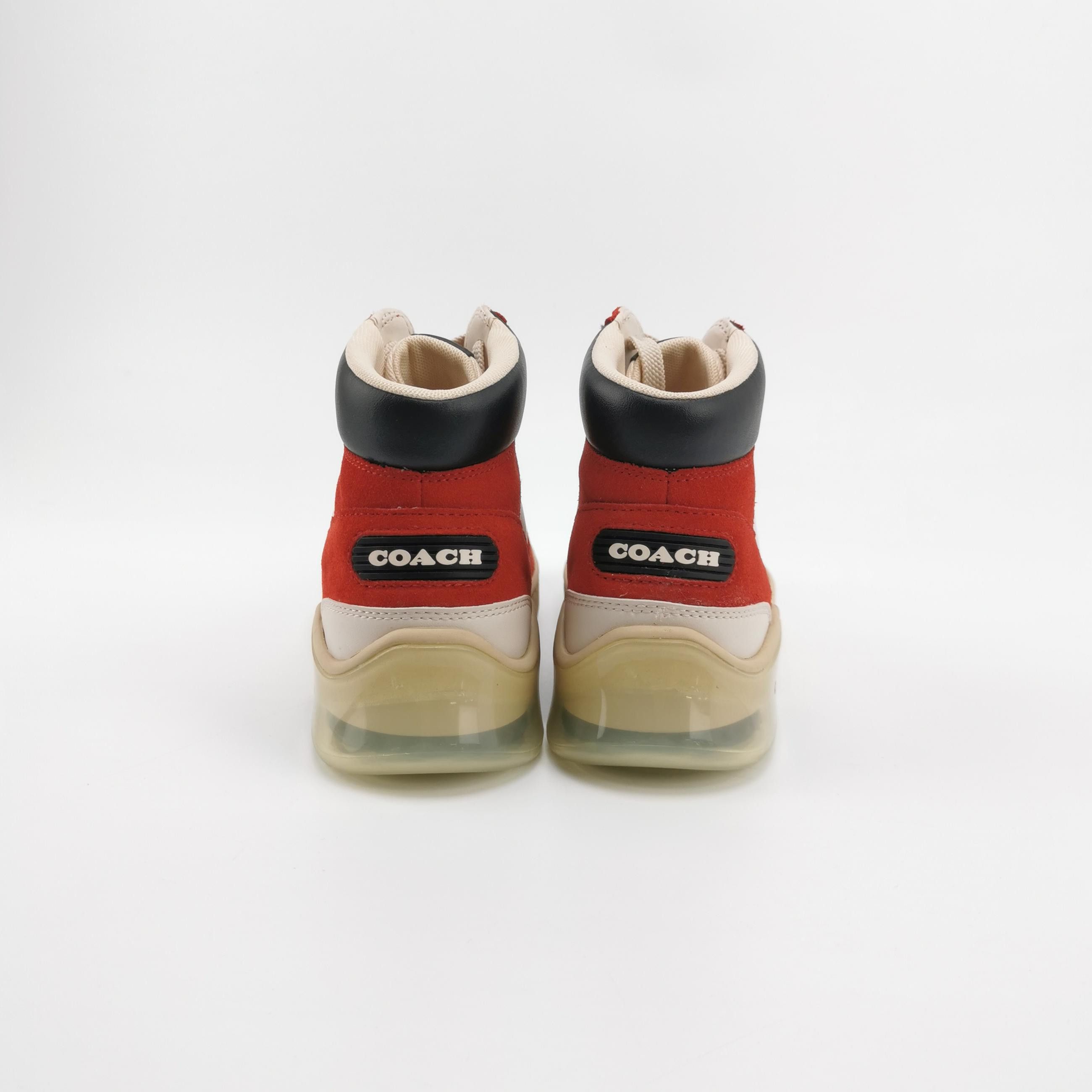 Coach Coach CitySole Red Suede Hi-Top Sneakers US 7.5 Size US 7 / EU 40 - 4 Thumbnail