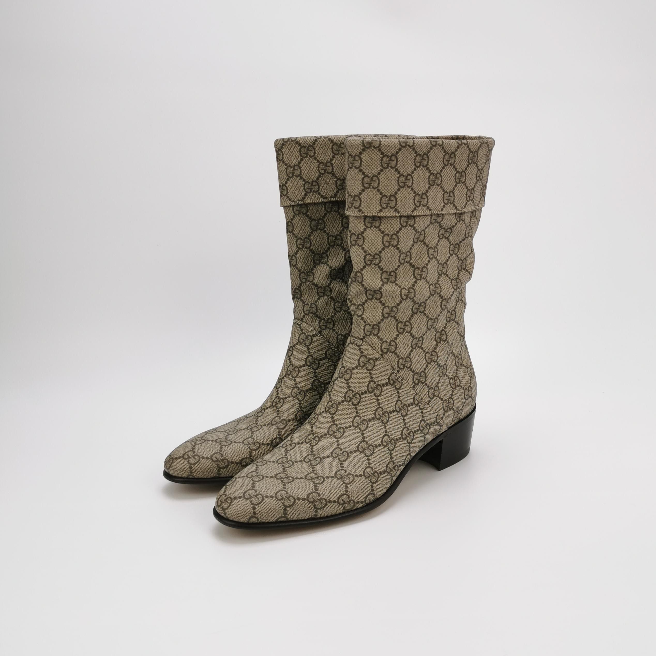 Gucci Gucci GG Monogram Ankle Boots 42 Size US 9 / EU 42 - 3 Thumbnail