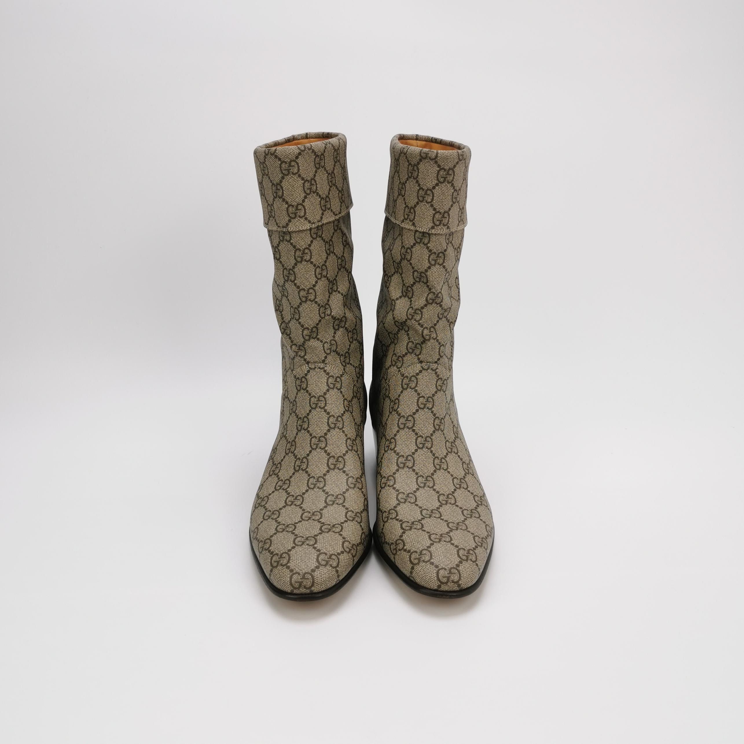 Gucci Gucci GG Monogram Ankle Boots 42 Size US 9 / EU 42 - 4 Thumbnail