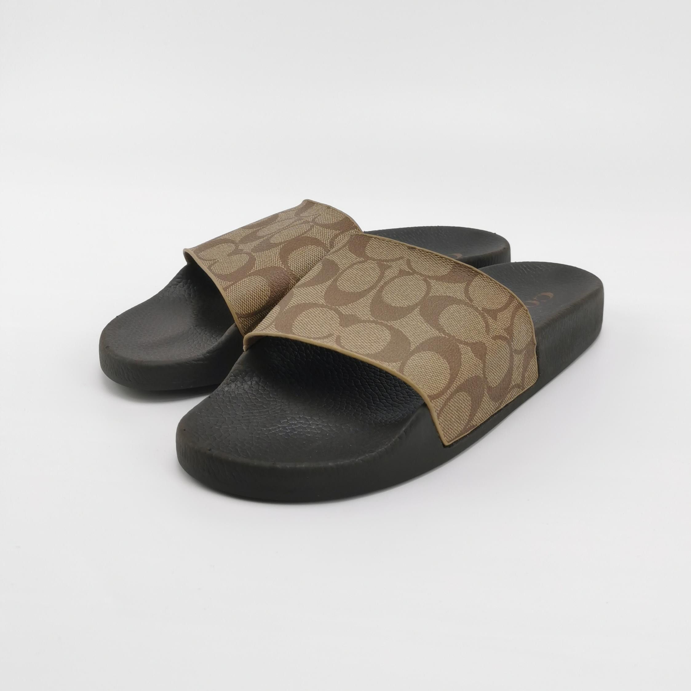 Coach Coach Monogram Signature Slides Size 41 Size US 8 / EU 41 - 3 Thumbnail