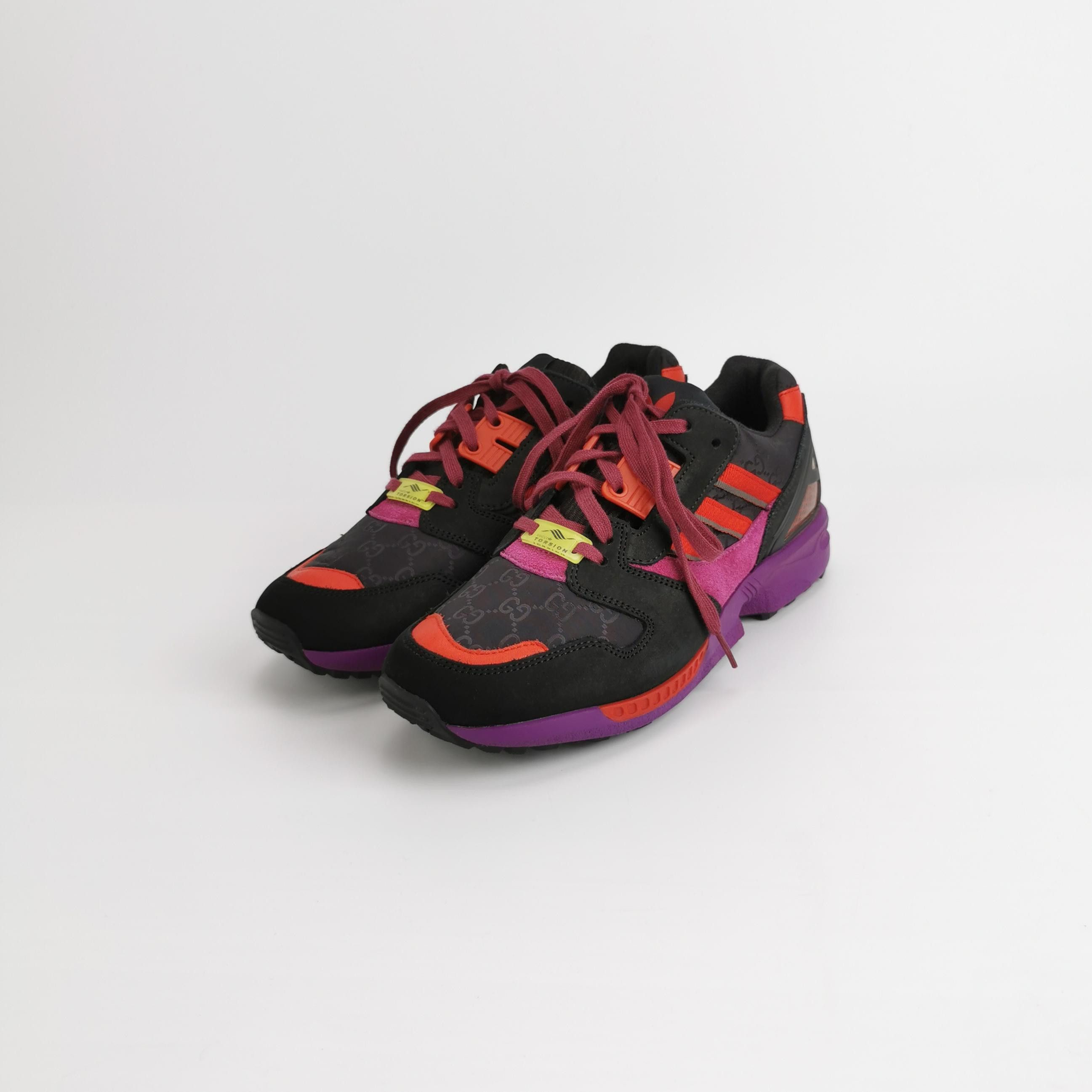 Gucci Gucci x Adidas Multi-Color Suede ZX8000 Sneakers 39.5 Size US 6 / EU 39 - 3 Thumbnail