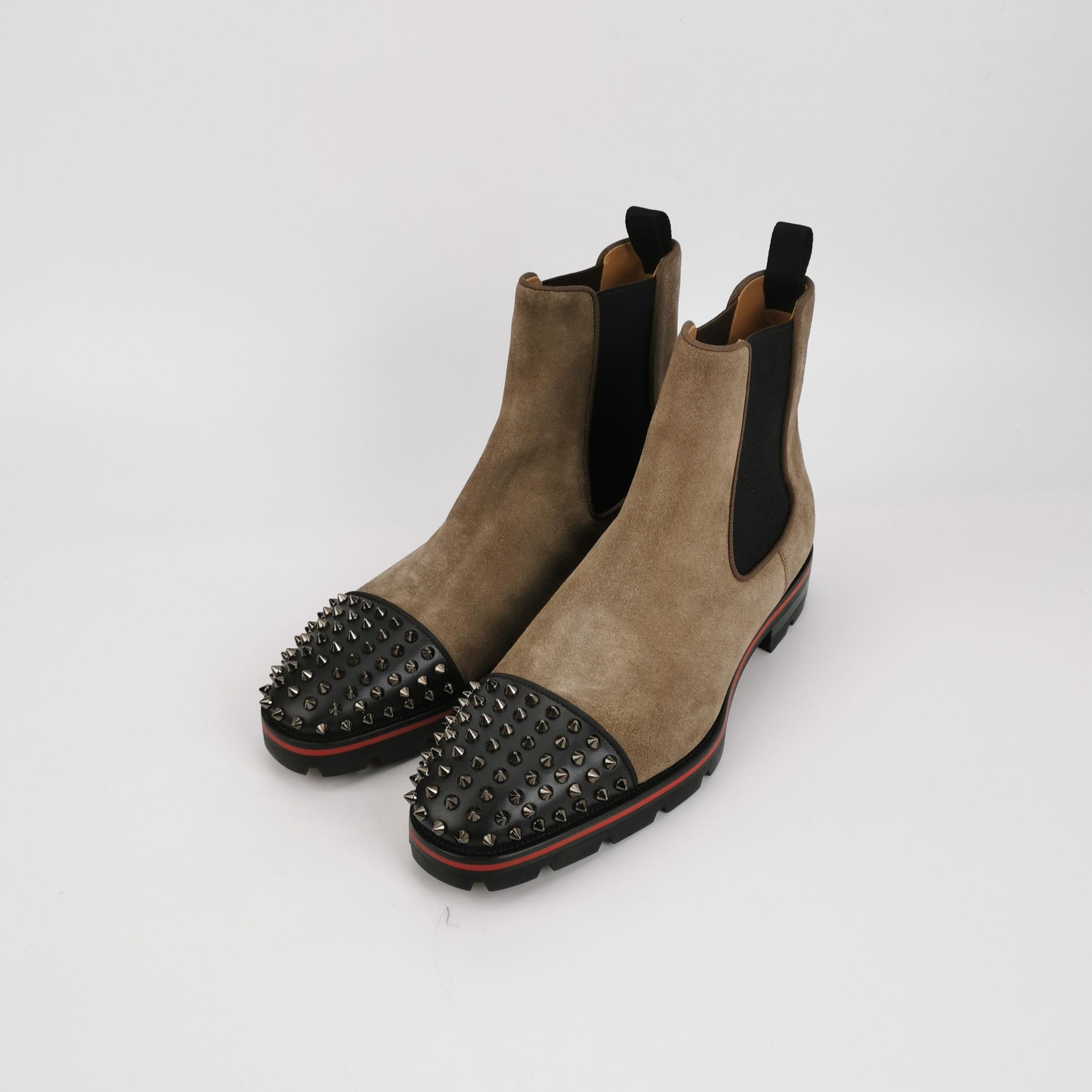 Christian Louboutin Christian Louboutin Suede Melon Spikes Boots 43 Size US 10 / EU 43 - 3 Thumbnail