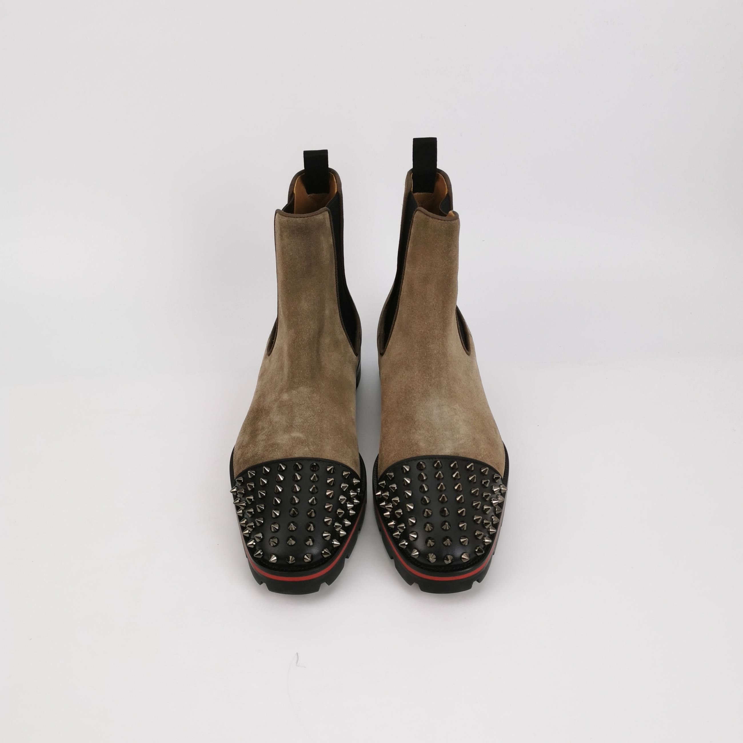 Christian Louboutin Christian Louboutin Suede Melon Spikes Boots 43 Size US 10 / EU 43 - 4 Thumbnail