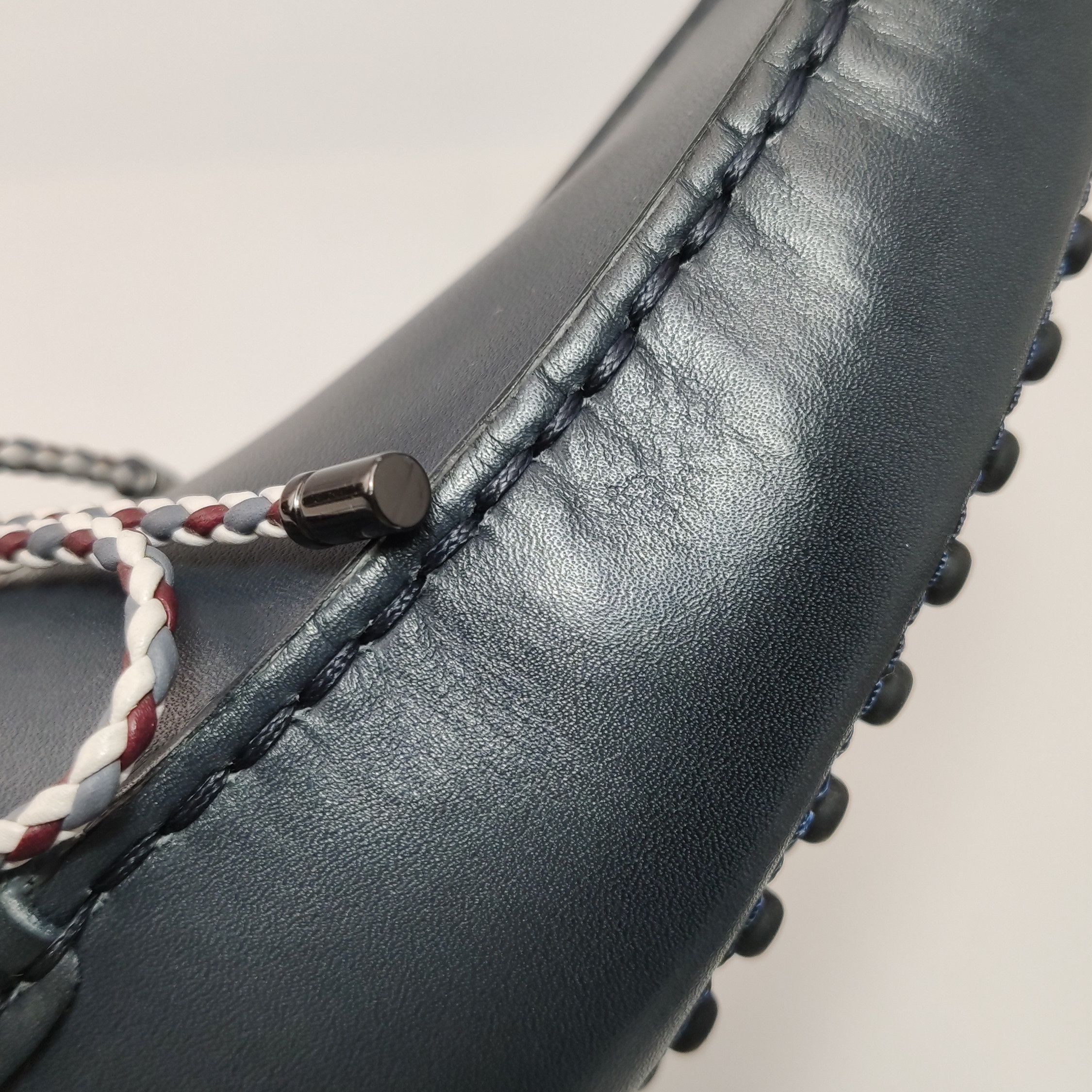 Tod's Tod's Blue Leather Bow Driving Shoes Size 5.5 Size US 6 / EU 39 - 11 Thumbnail
