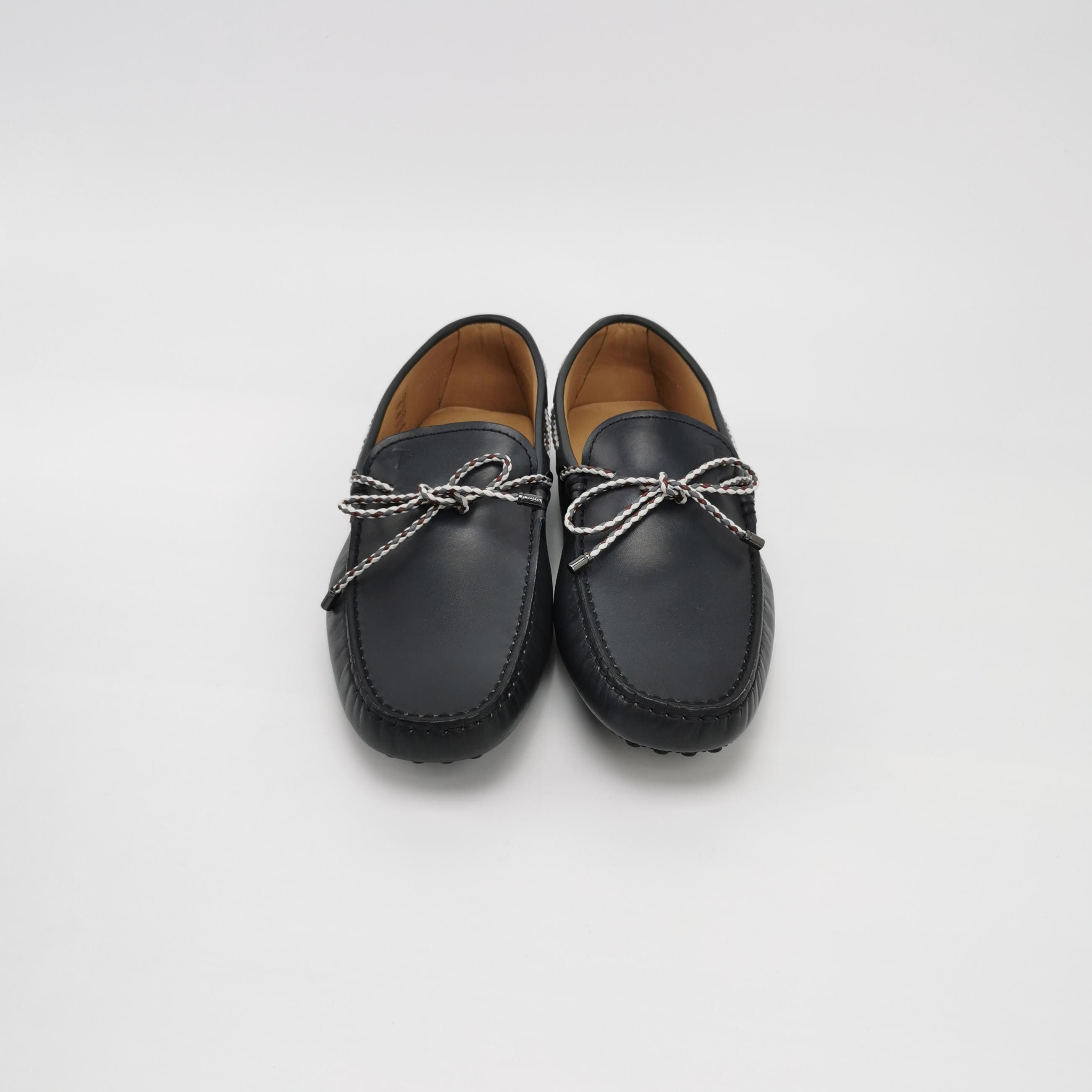 Tod's Tod's Blue Leather Bow Driving Shoes Size 5.5 Size US 6 / EU 39 - 4 Thumbnail