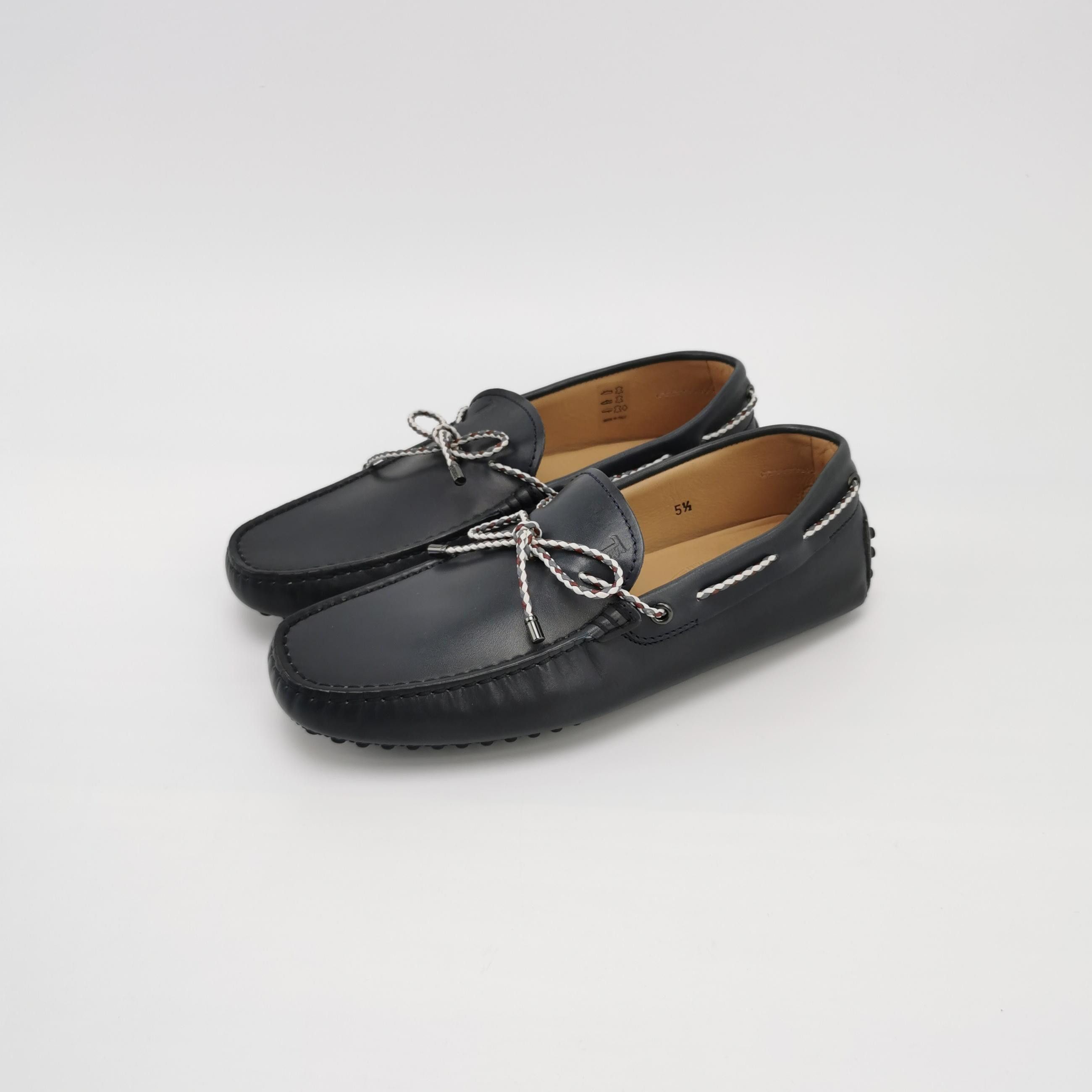 Tod's Tod's Blue Leather Bow Driving Shoes Size 5.5 Size US 6 / EU 39 - 3 Thumbnail