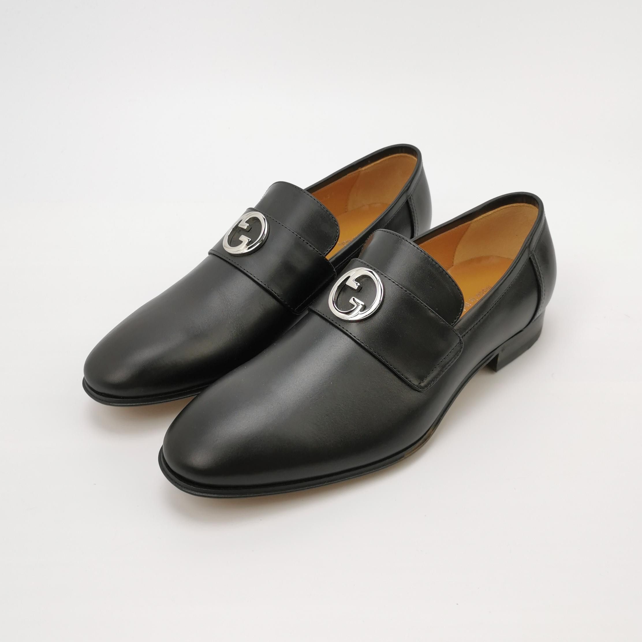 Gucci Gucci Interlocking G Leather Loafers Size EU 40.5 Size US 7 / EU 40 - 3 Thumbnail