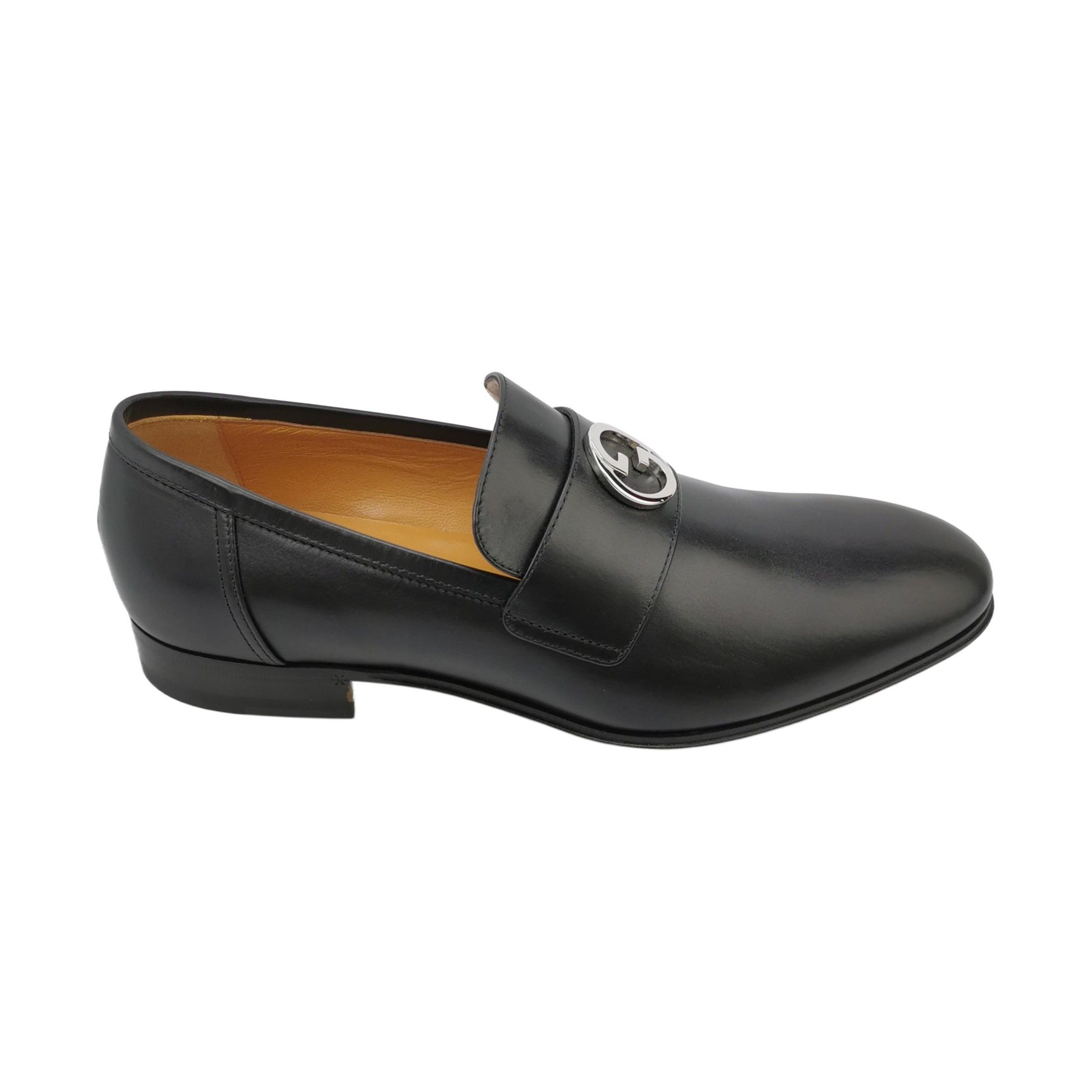 Gucci Gucci Interlocking G Leather Loafers Size EU 40.5 Size US 7 / EU 40 - 2 Thumbnail