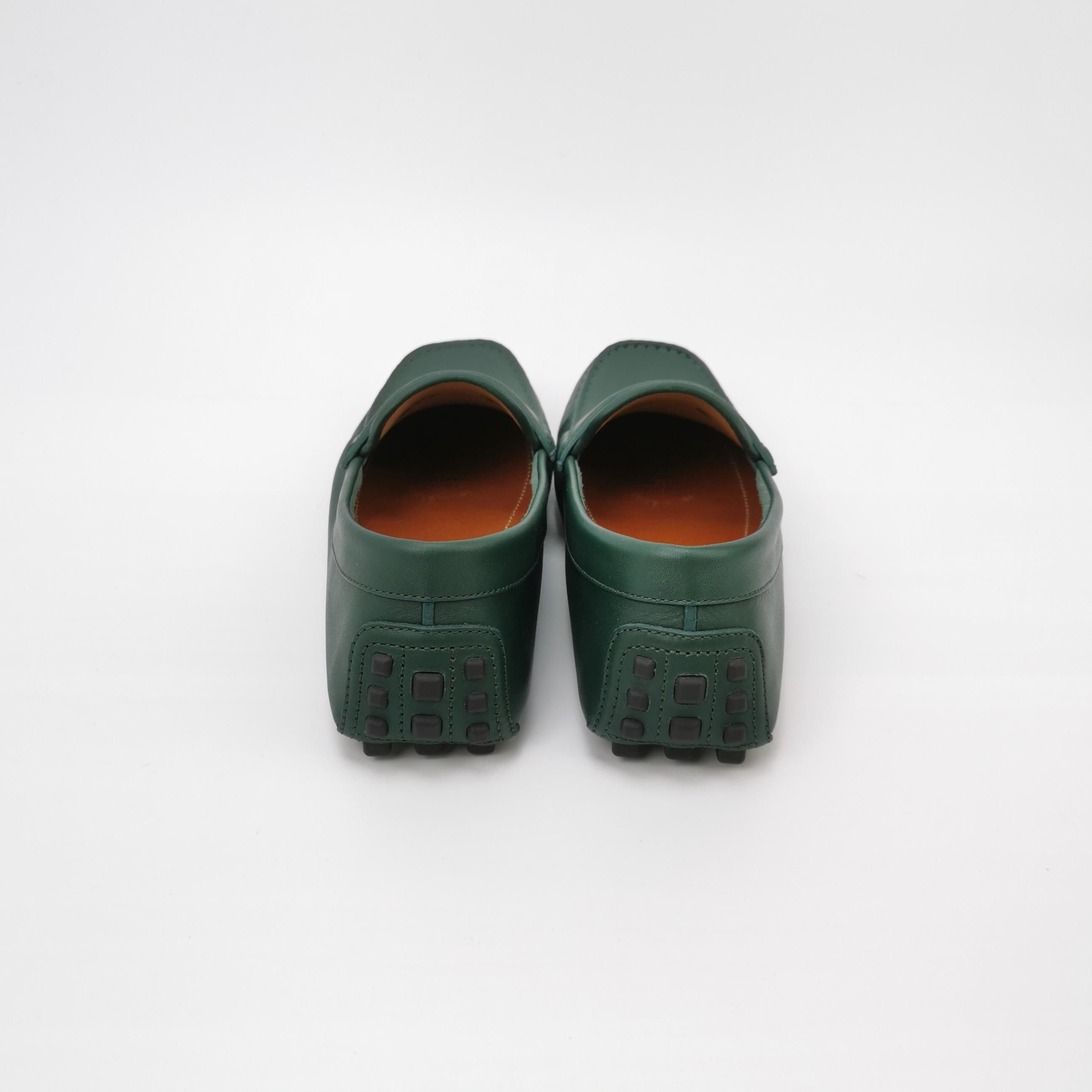 Gucci Gucci Green Leather Interlocking G Loafers Size 41 Size US 8 / EU 41 - 5 Thumbnail