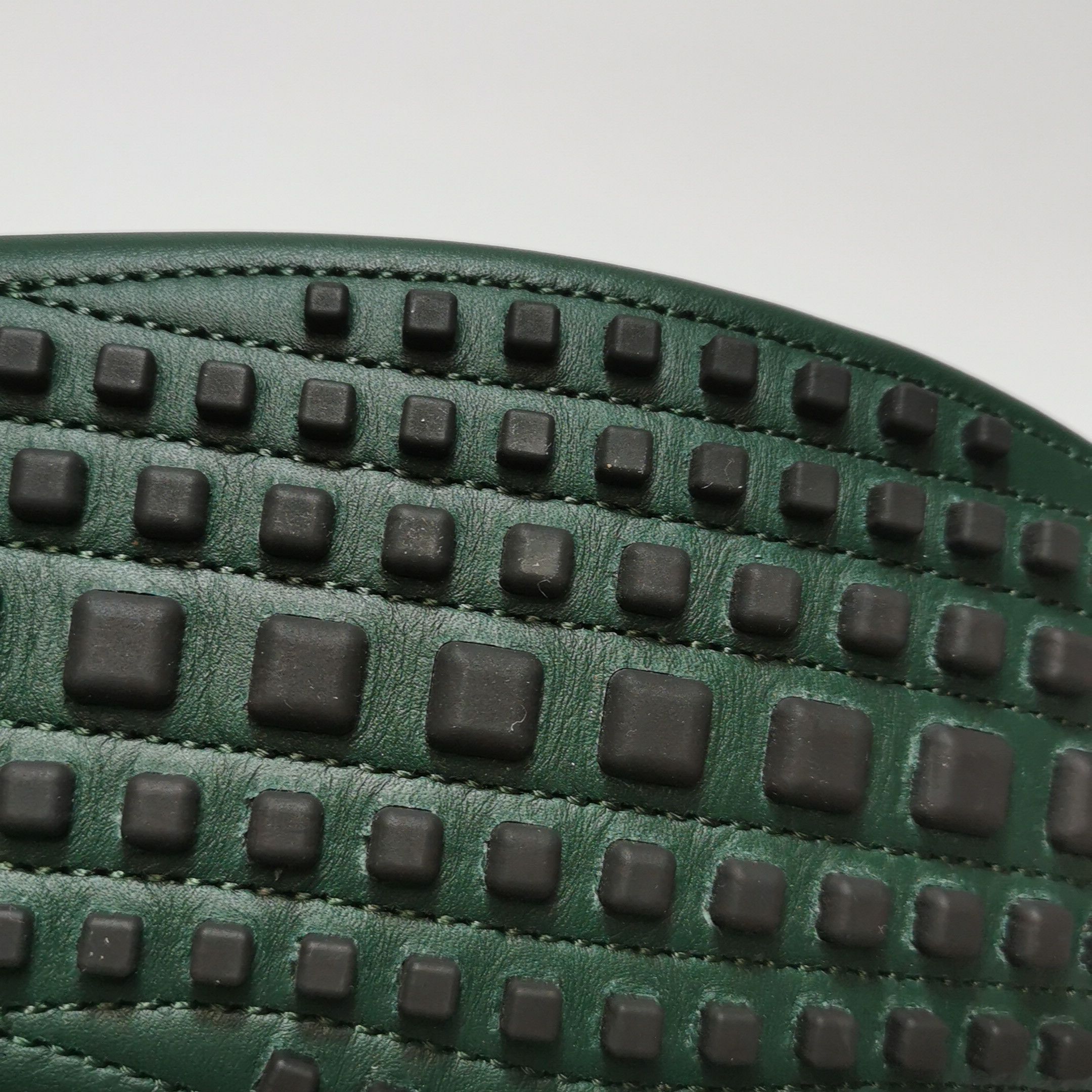 Gucci Gucci Green Leather Interlocking G Loafers Size 41 Size US 8 / EU 41 - 8 Thumbnail