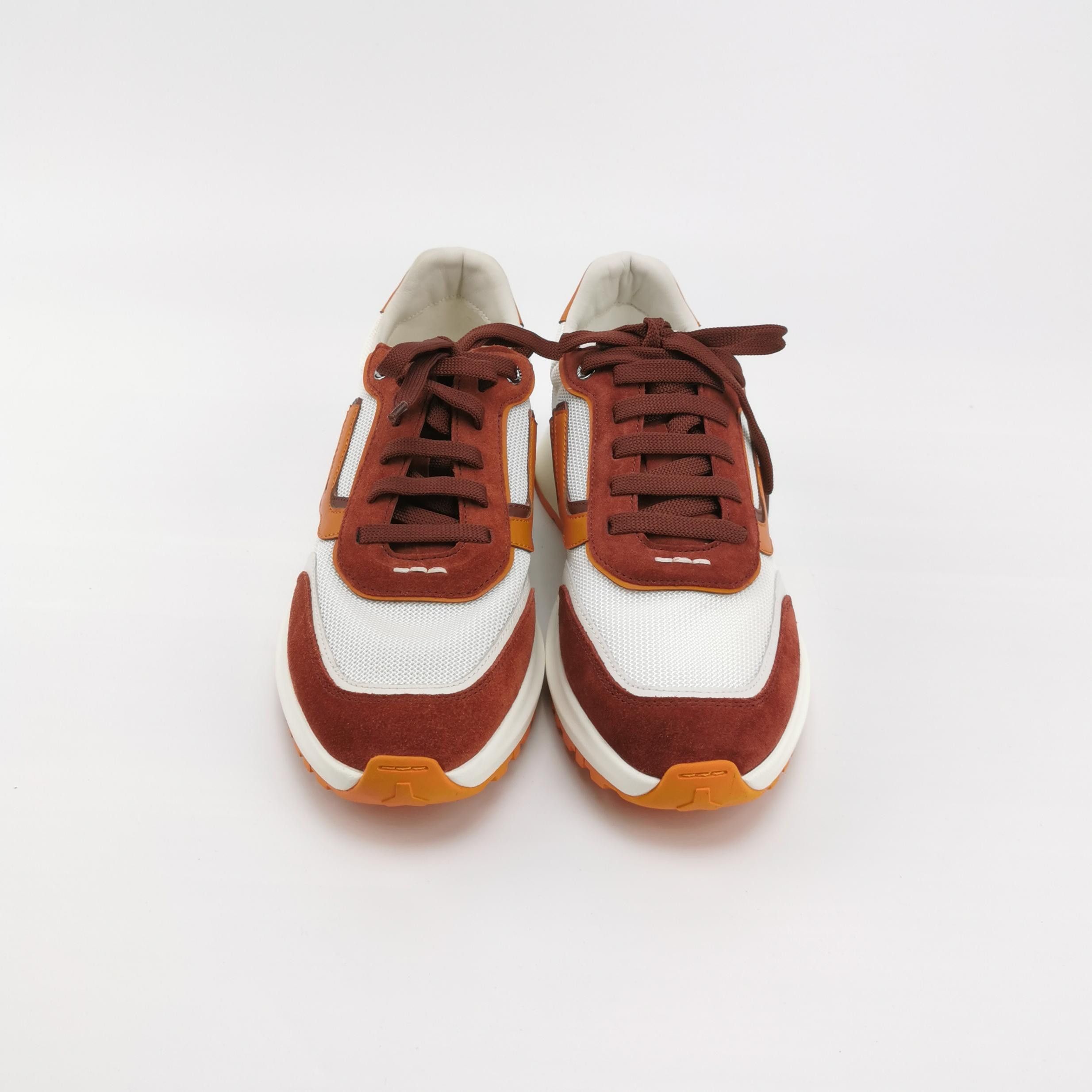 Bally Bally Panelled Leather and Mesh Sneakers 42 Size US 9 / EU 42 - 4 Thumbnail